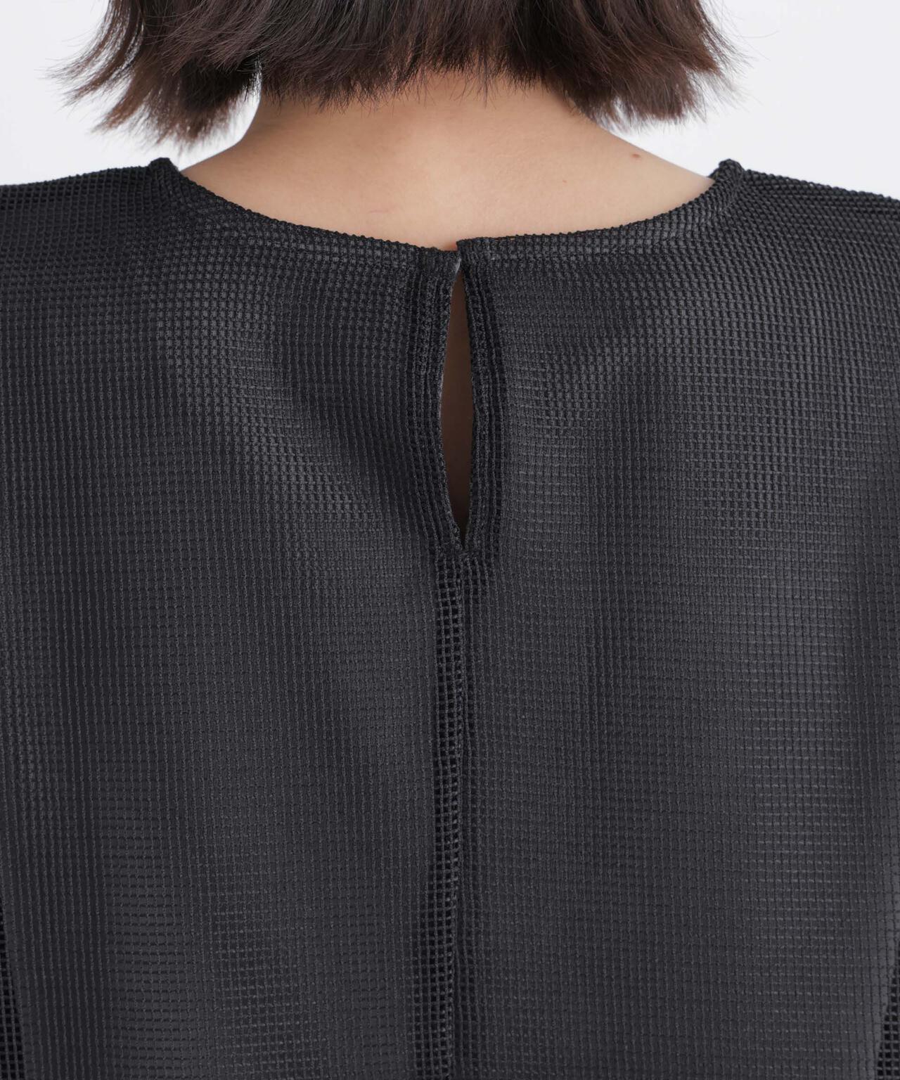 カラミメッシュレイヤードカットトップス 6736124334