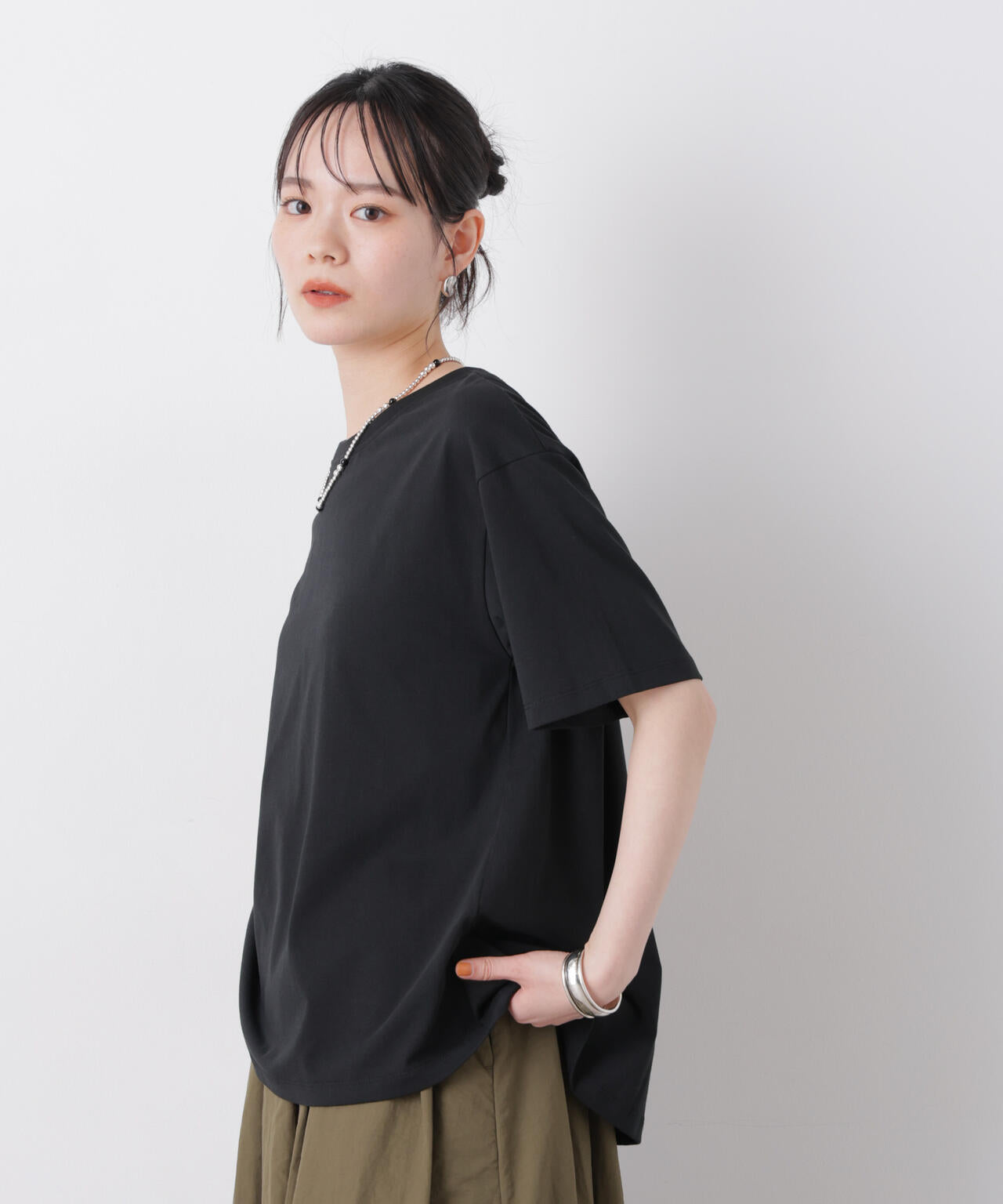 近赤外線&UVカット・吸水速乾機能 バックギャザートップス 6736124335