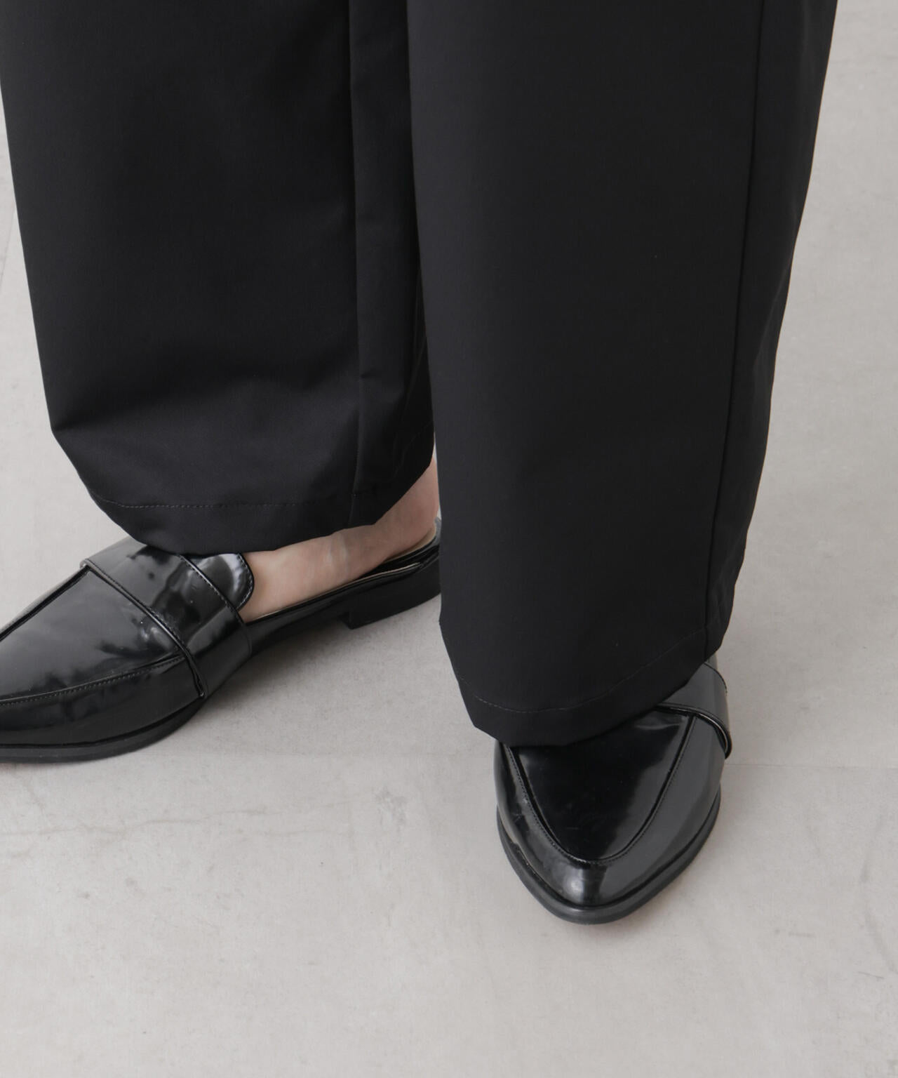 ツイルストレッチワンタックパンツ 6736127302
