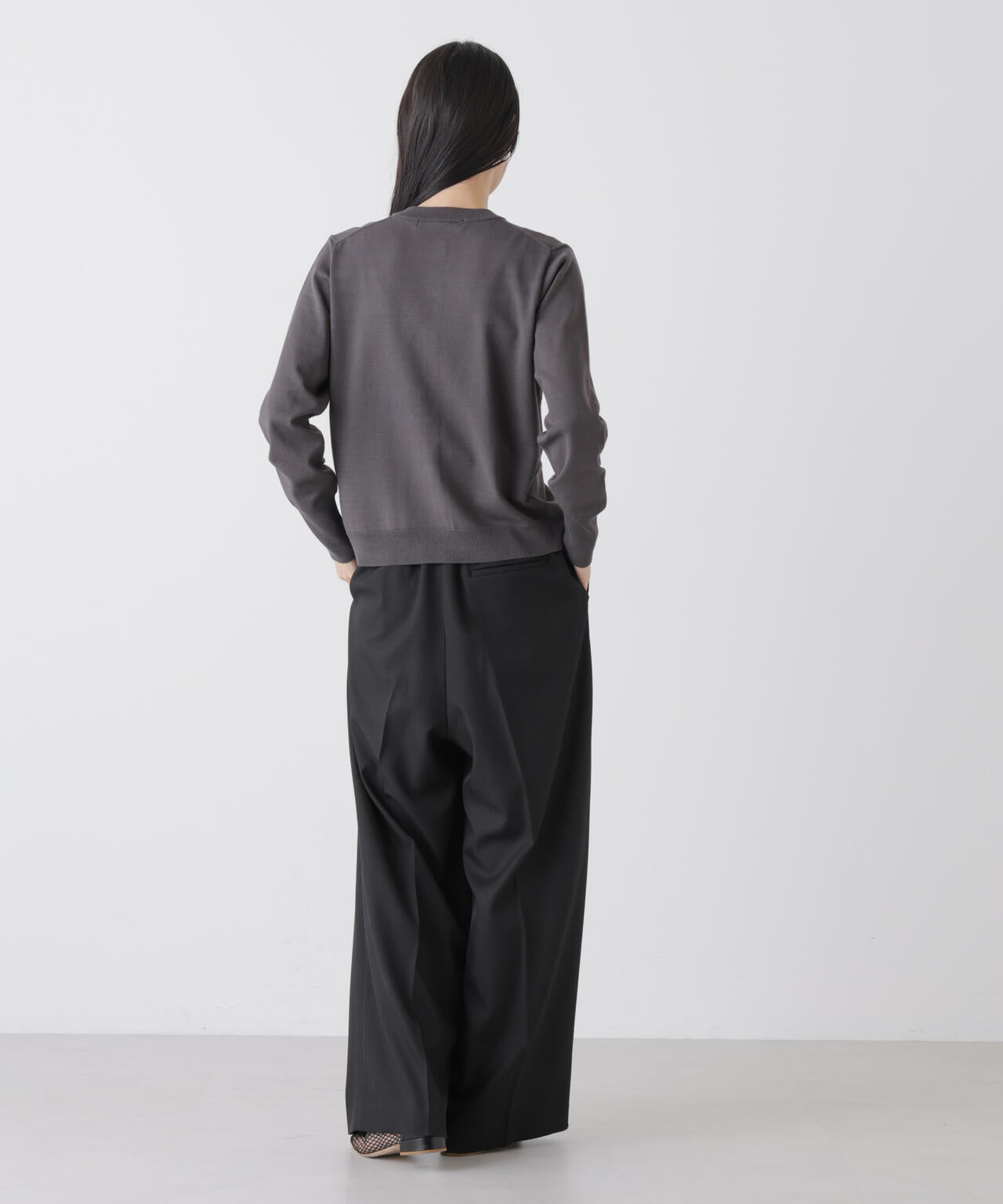 ハイウエストツータックワイドパンツ 6736127303
