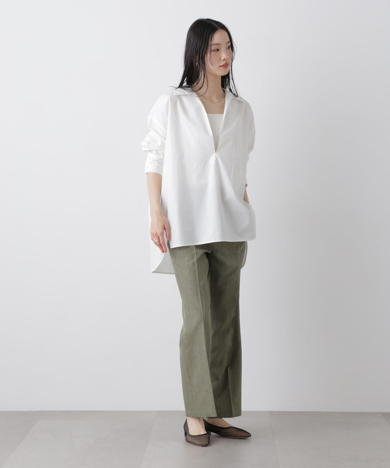 多機能センタープレスパンツ(セットアップ可) 6736127307