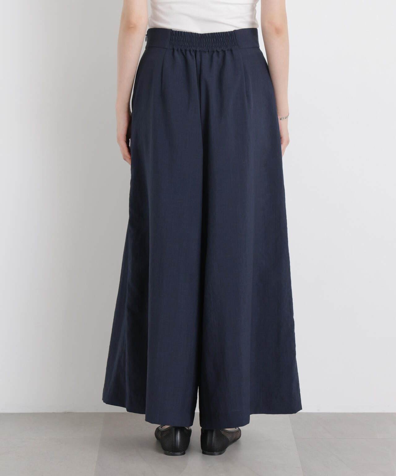 タンブラーブッチャーボックスプリーツワイドパンツ(セットアップ可) 6736127317