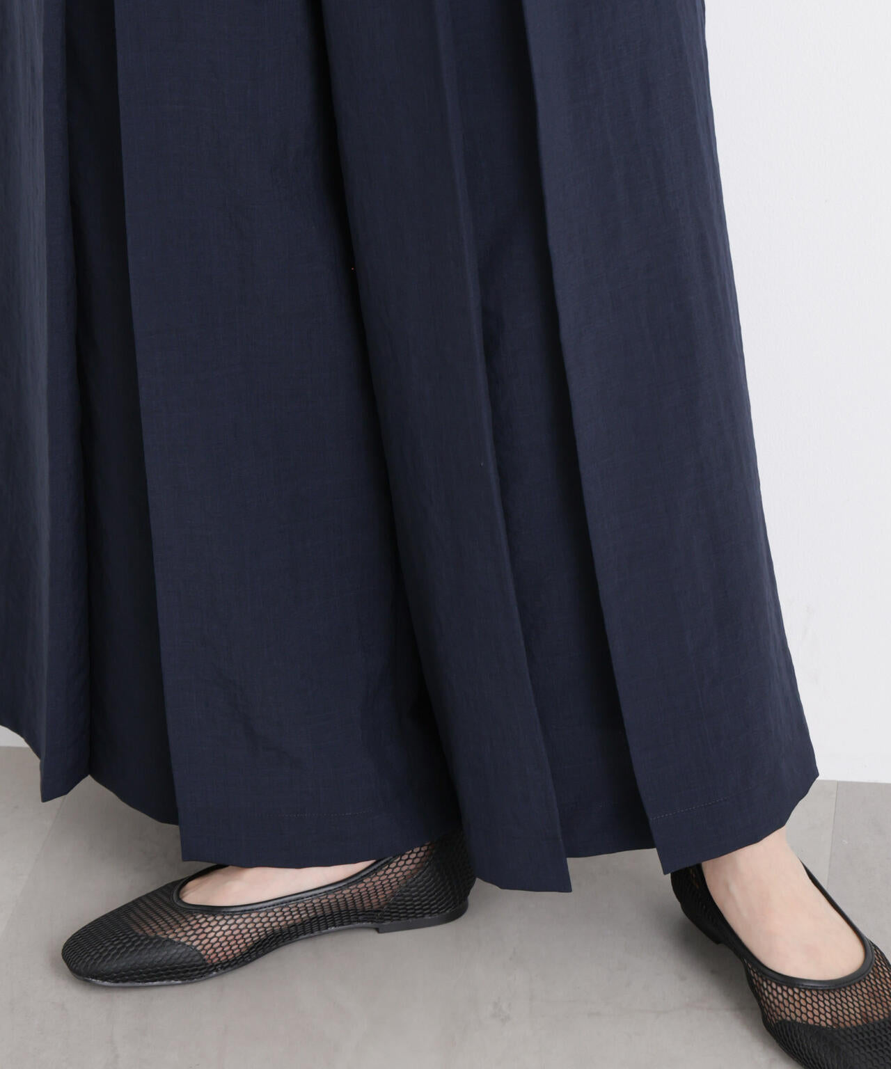 タンブラーブッチャーボックスプリーツワイドパンツ(セットアップ可) 6736127317