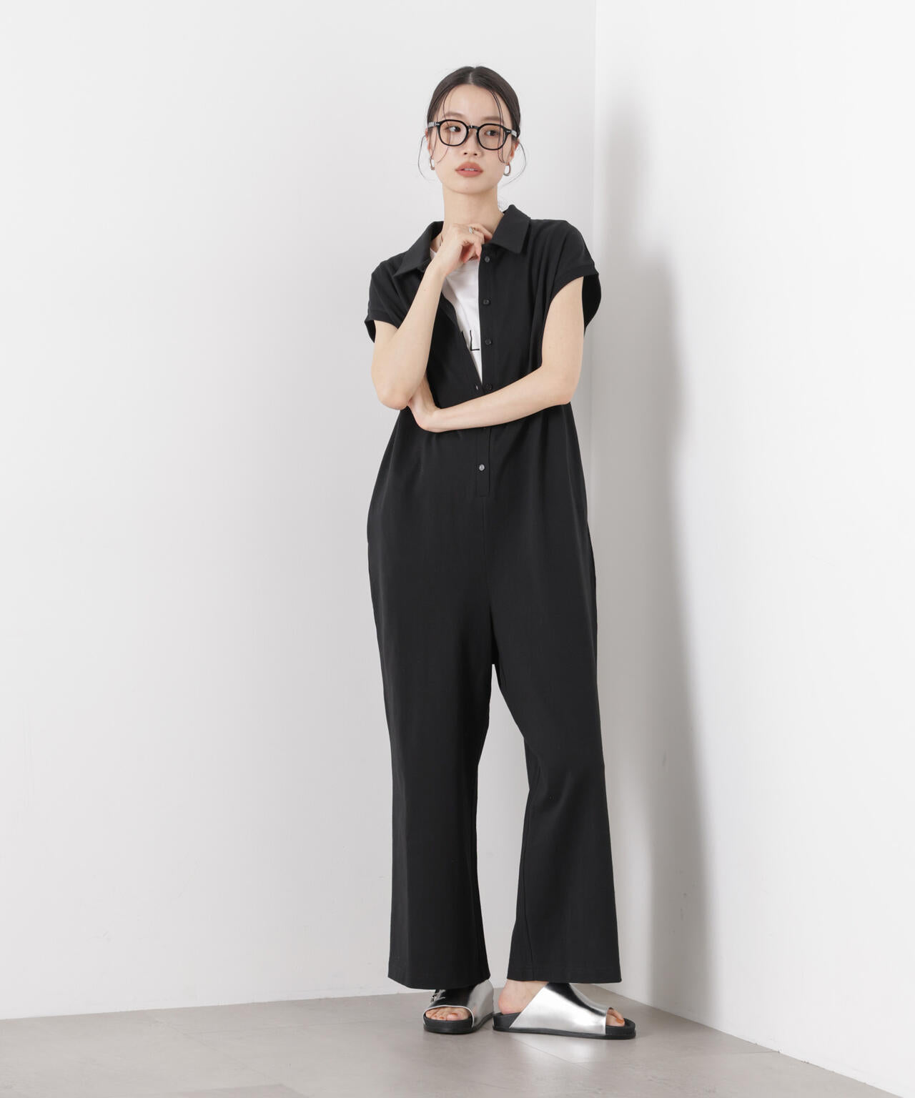 ポロサロペットカットパンツ 6736127321