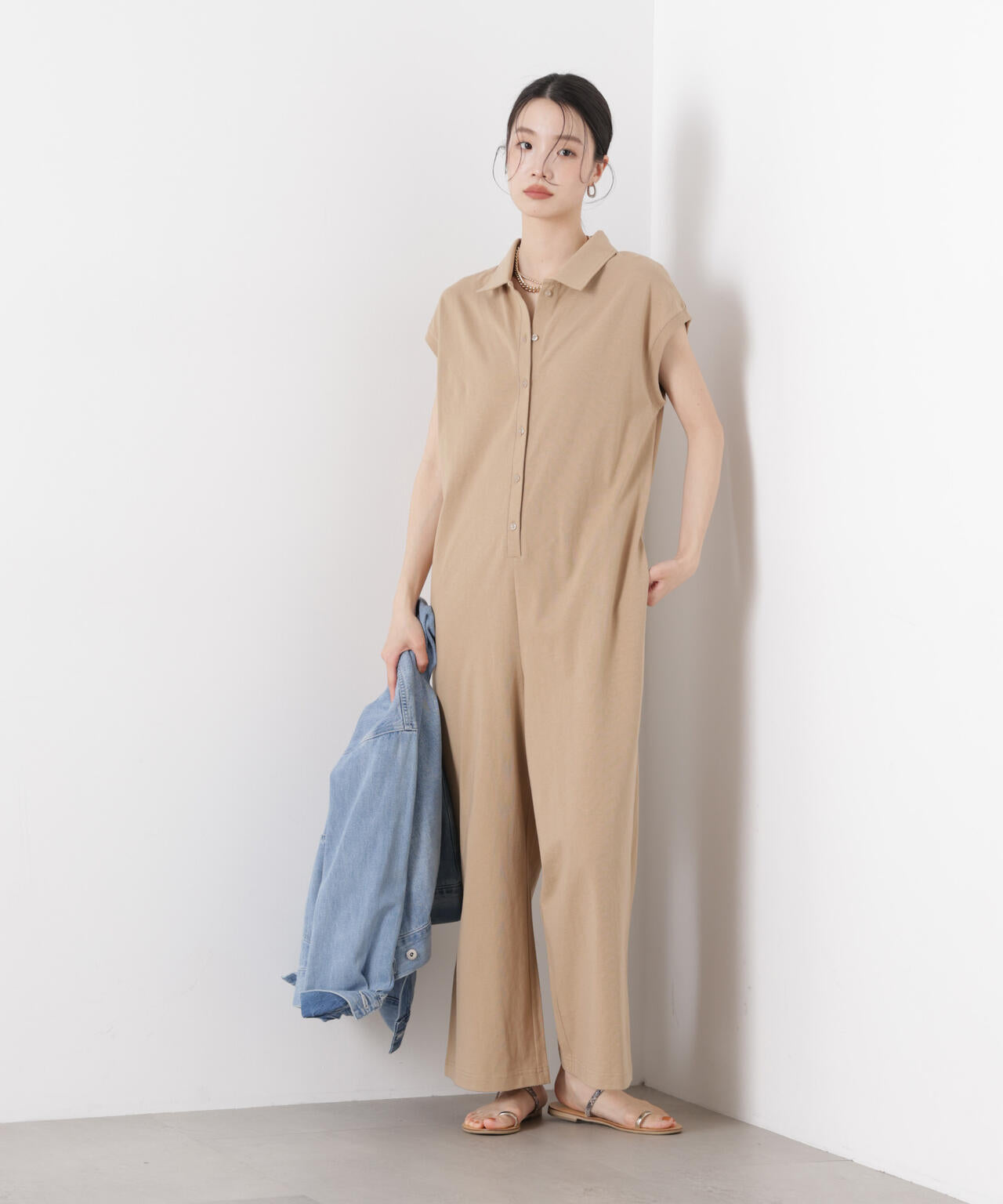 ポロサロペットカットパンツ 6736127321
