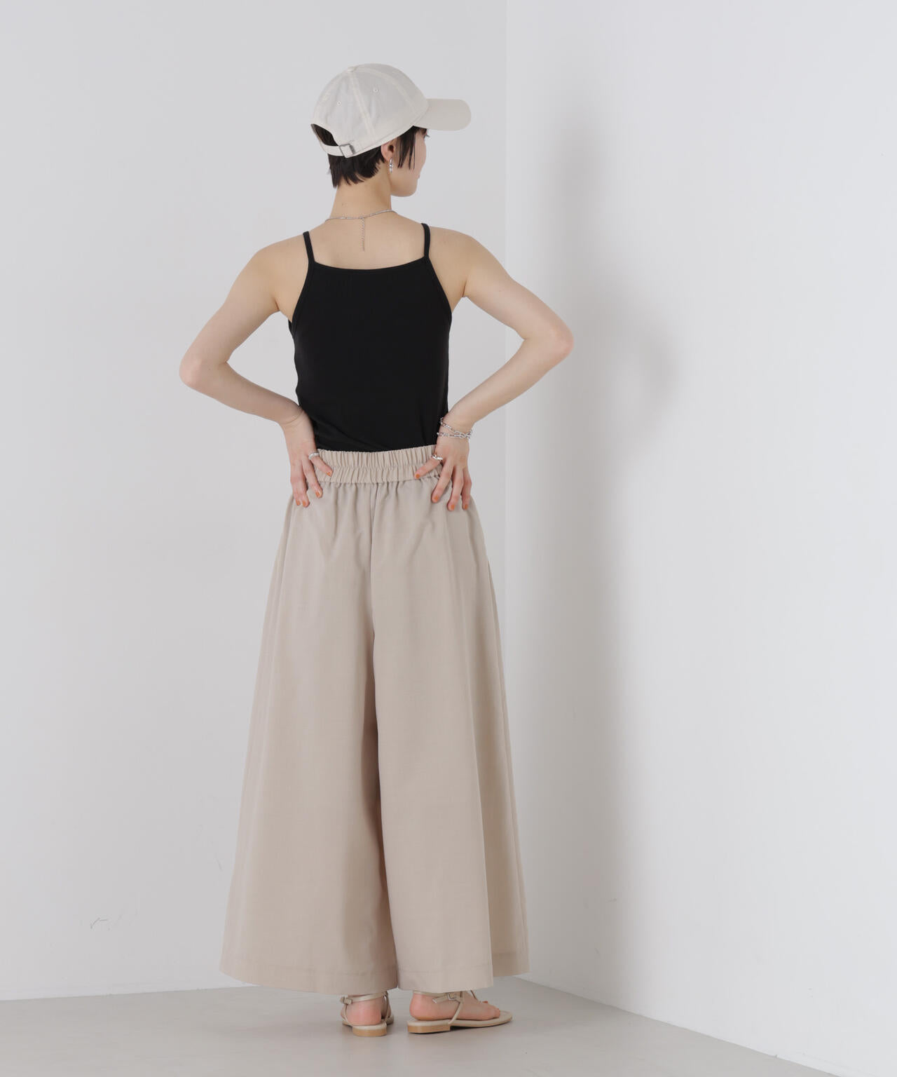 ドライマットトロギャザーワイドパンツ(セットアップ可) 6736127329