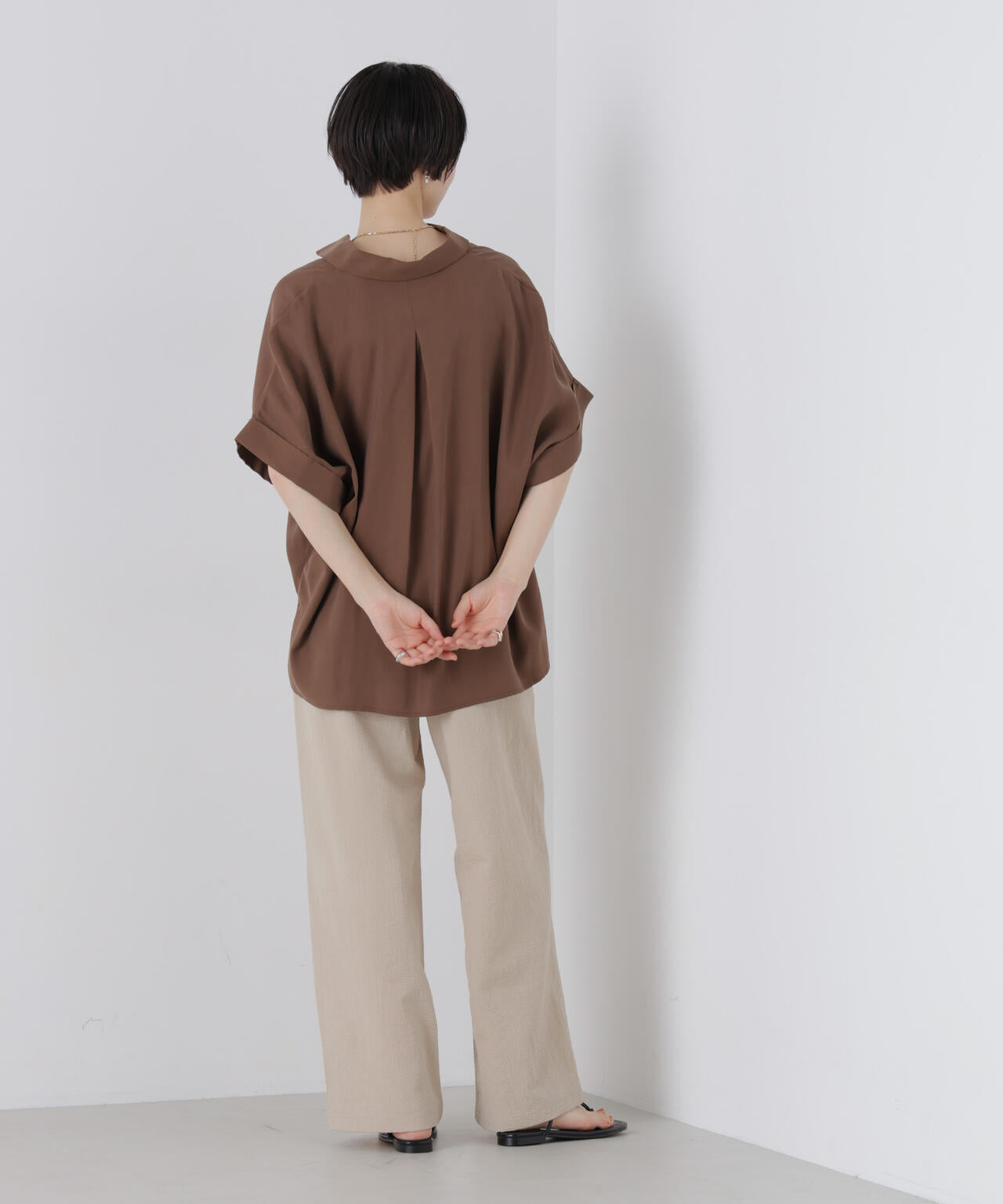サッカーツータックワイドパンツ(セットアップ可) 6736127330