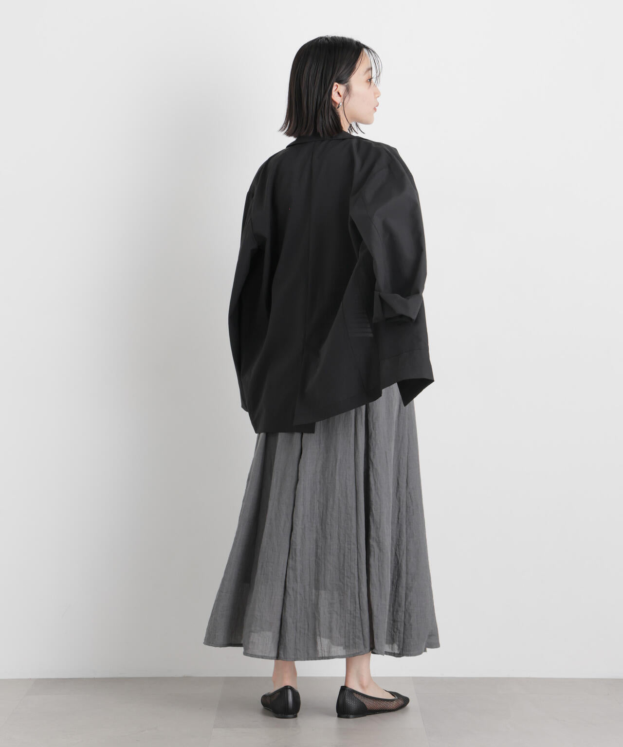 TCボイル接ぎフレアスカート(セットアップ可) 6736130309