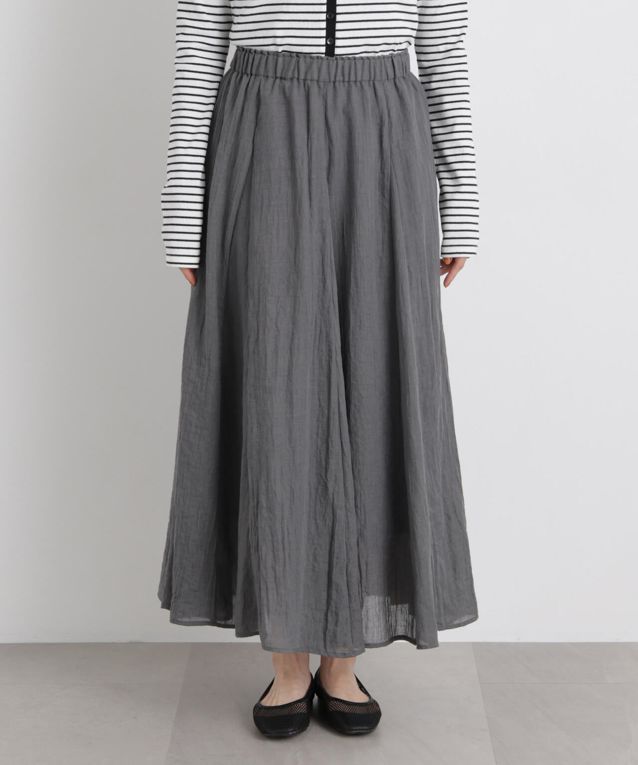 TCボイル接ぎフレアスカート(セットアップ可) 6736130309