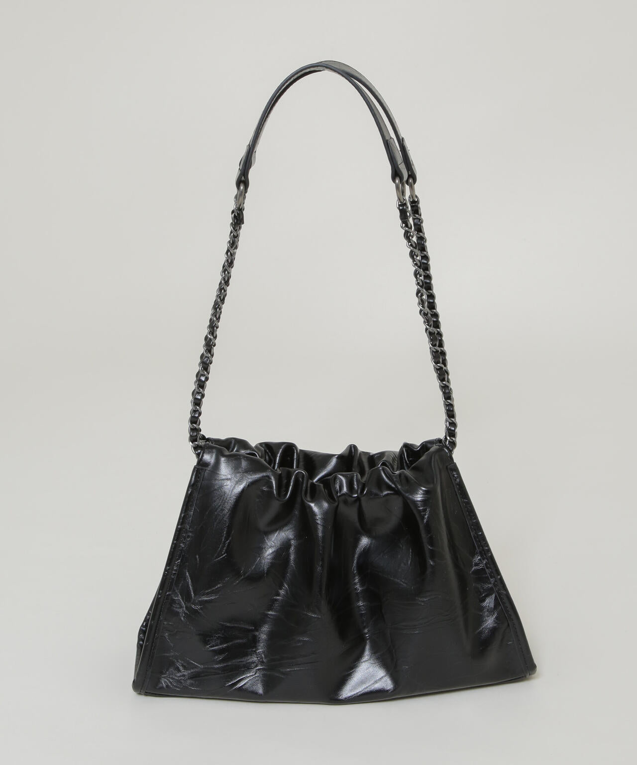 チェーンショルダーギャザーバッグ 6736132300