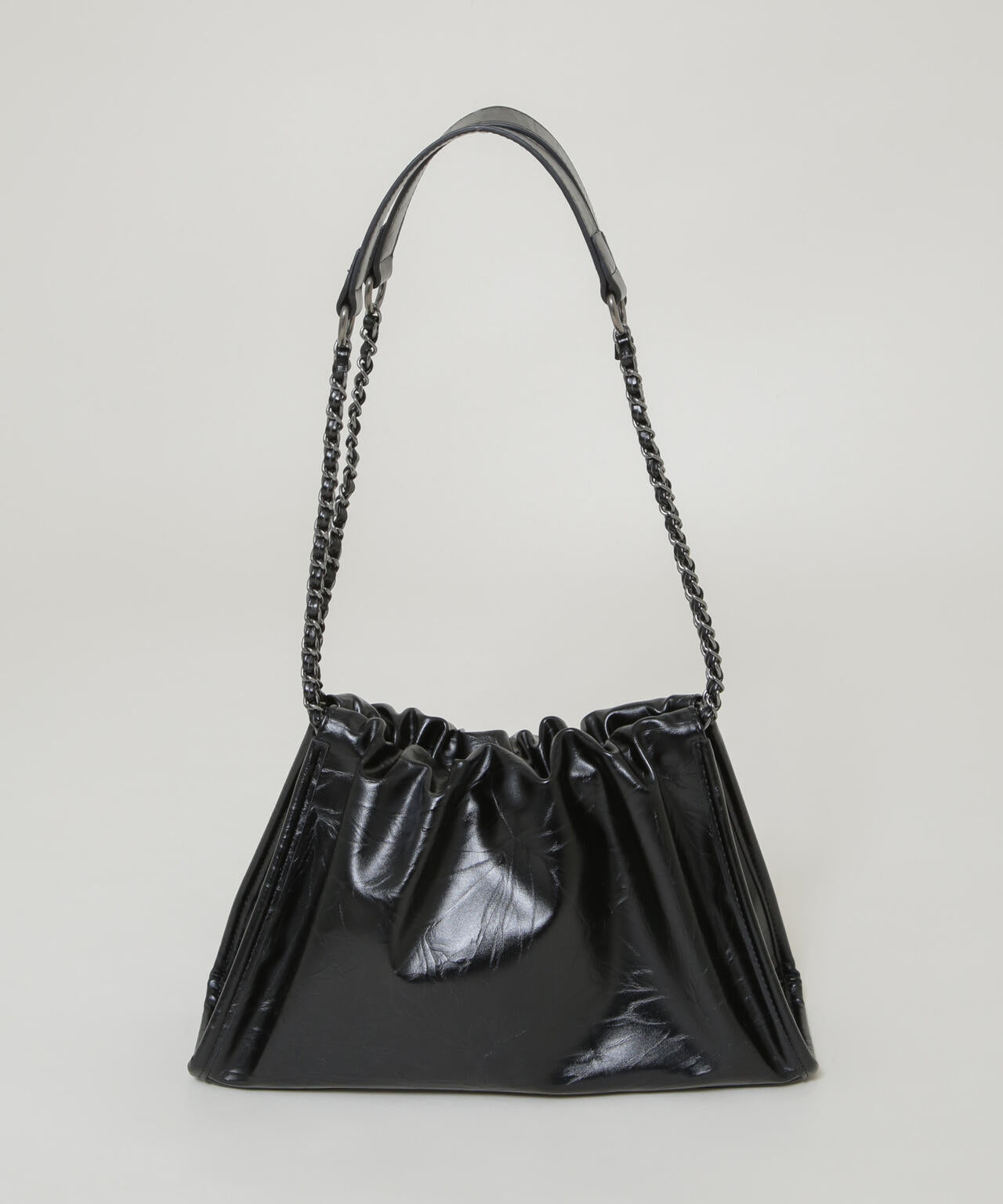 チェーンショルダーギャザーバッグ 6736132300