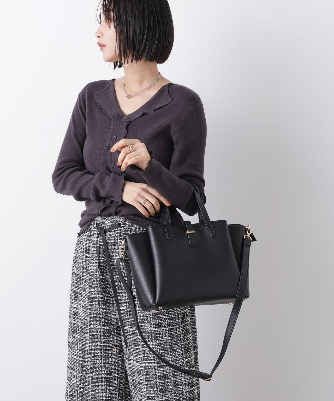 ショルダー付き2wayトートバッグ 6736132304