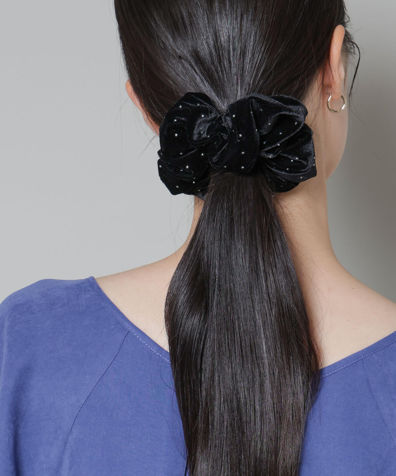 スタッズベロアシュシュ 6736138300