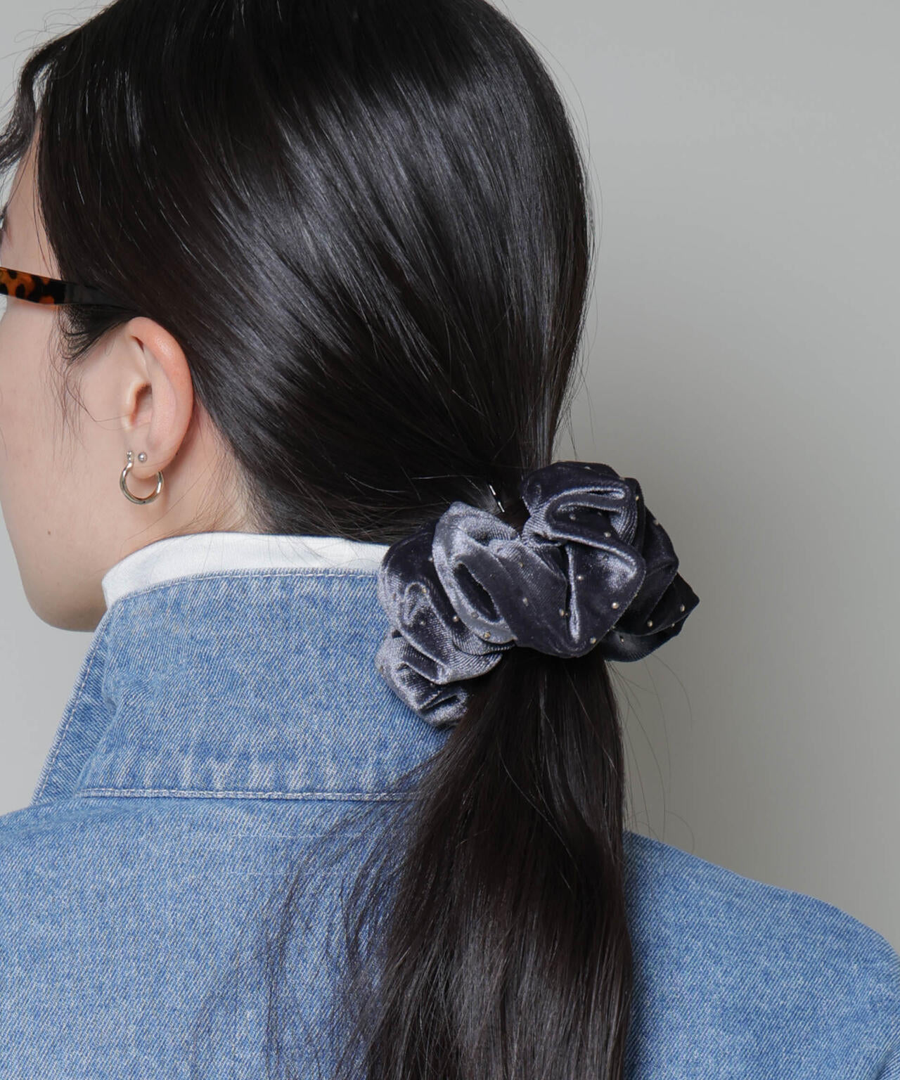 スタッズベロアシュシュ 6736138300