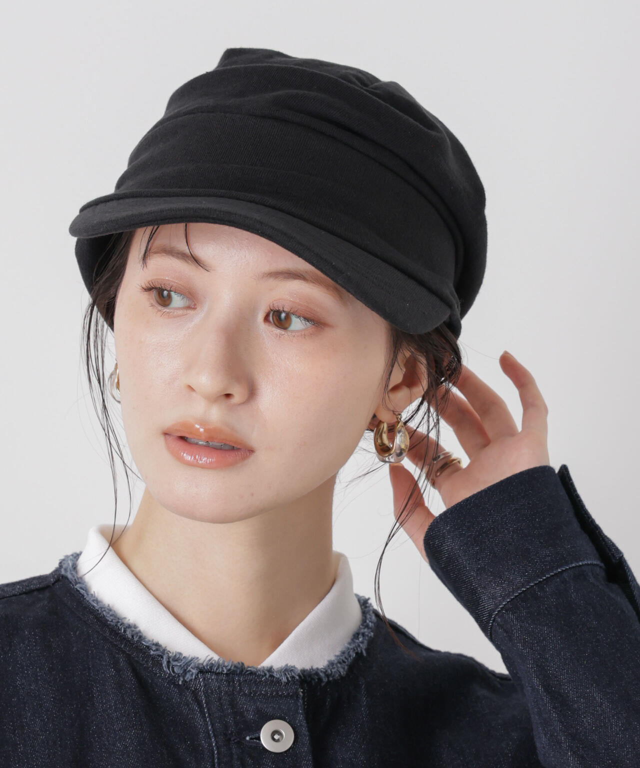 Healthknit/別注ワンポイント刺繍スウェットリラックスキャップ 6736139300