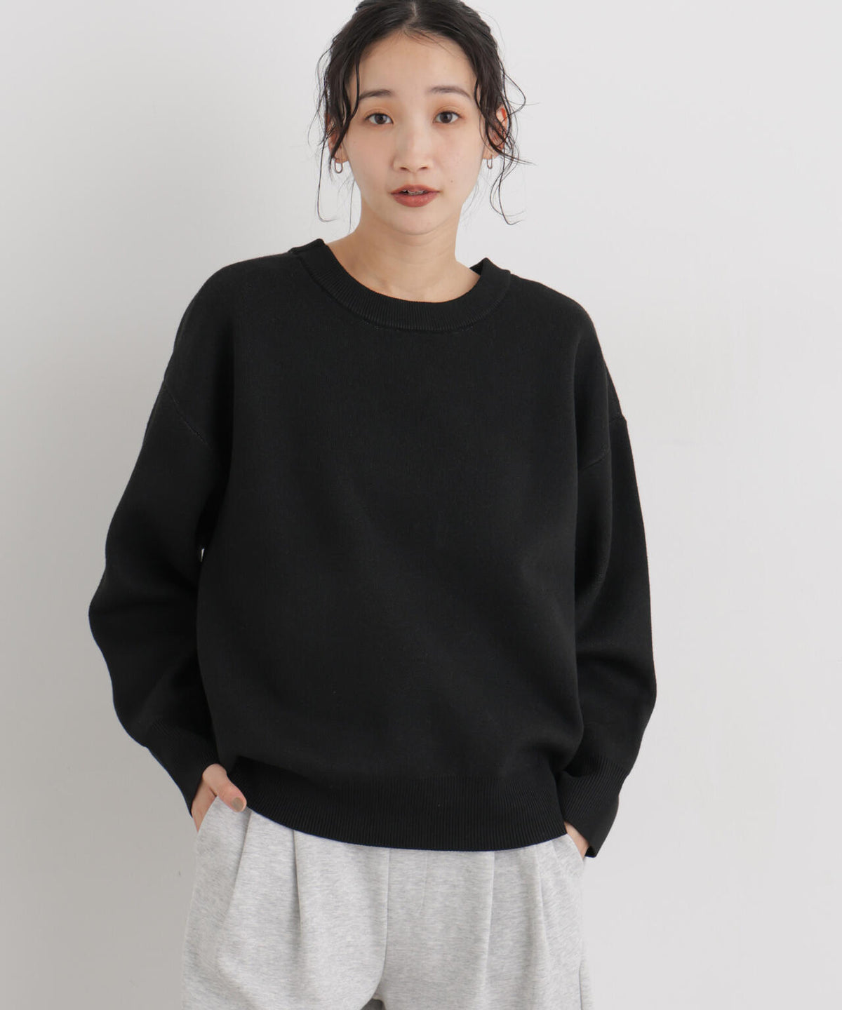 前後2wayジャガードロゴニットトップス 6736222352