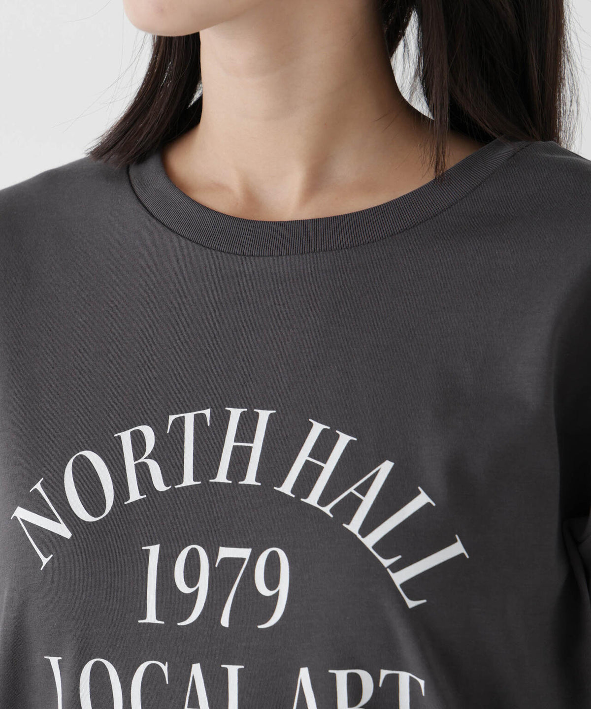 UVカット機能付ロゴプリントロングTシャツ 6736223314