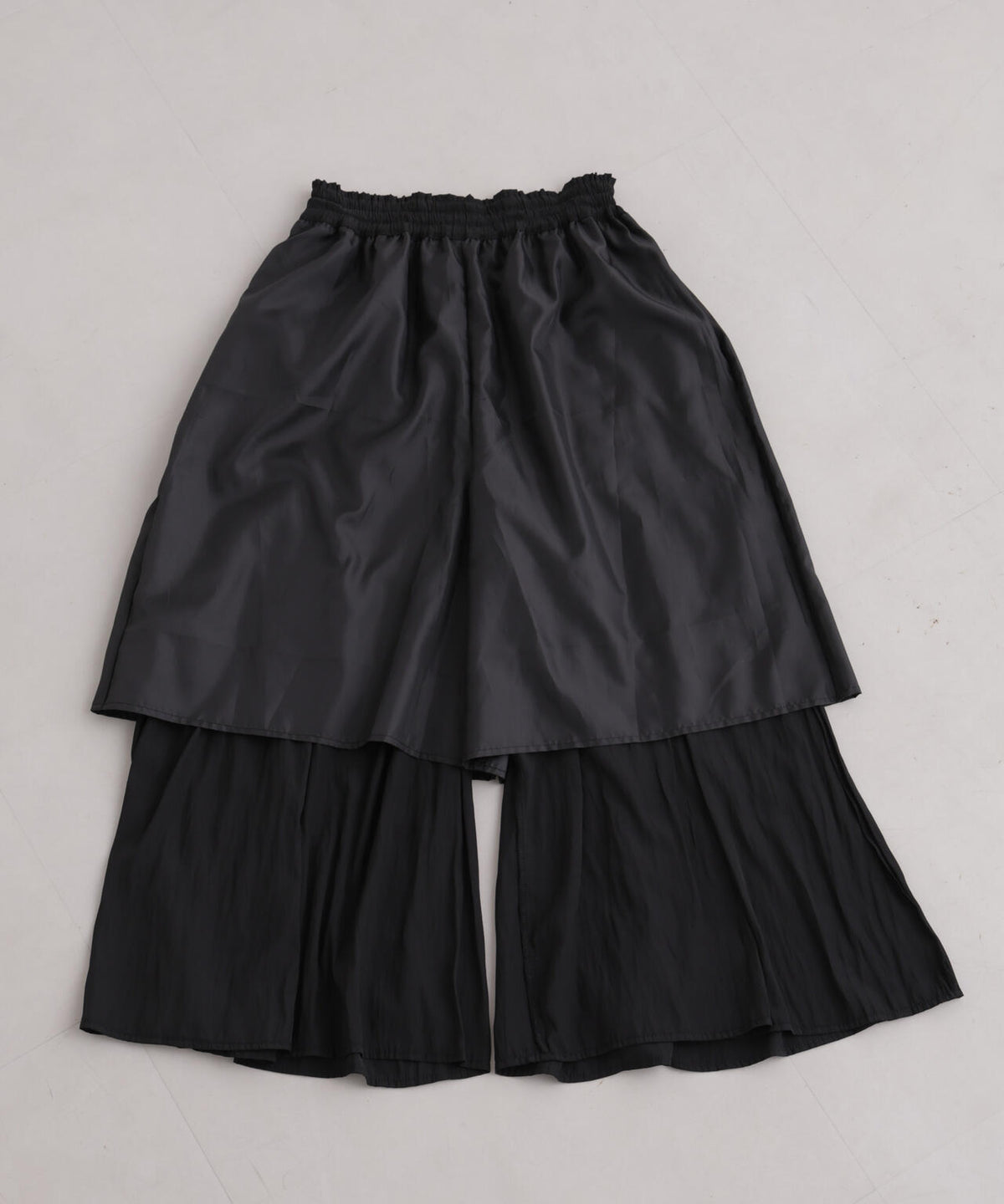 WEB限定/接触冷感機能 ギャザースカートパンツ 6736227304