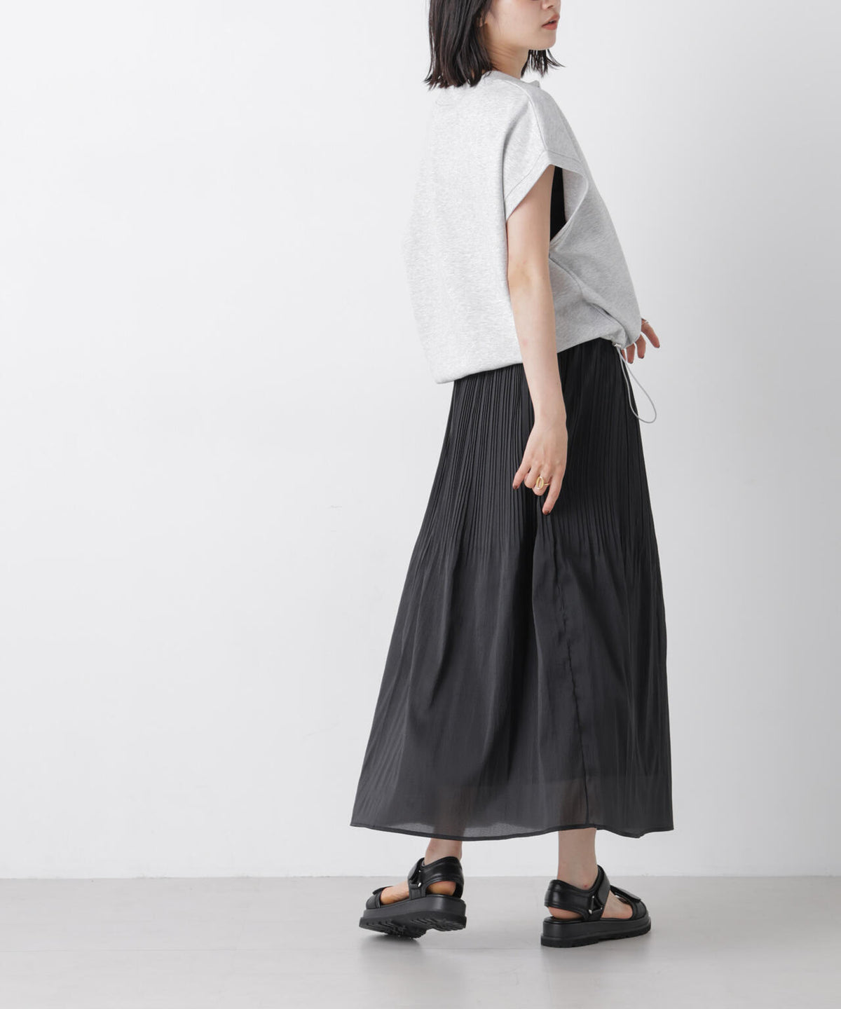 消しプリーツソフトシアースカート 6736230300