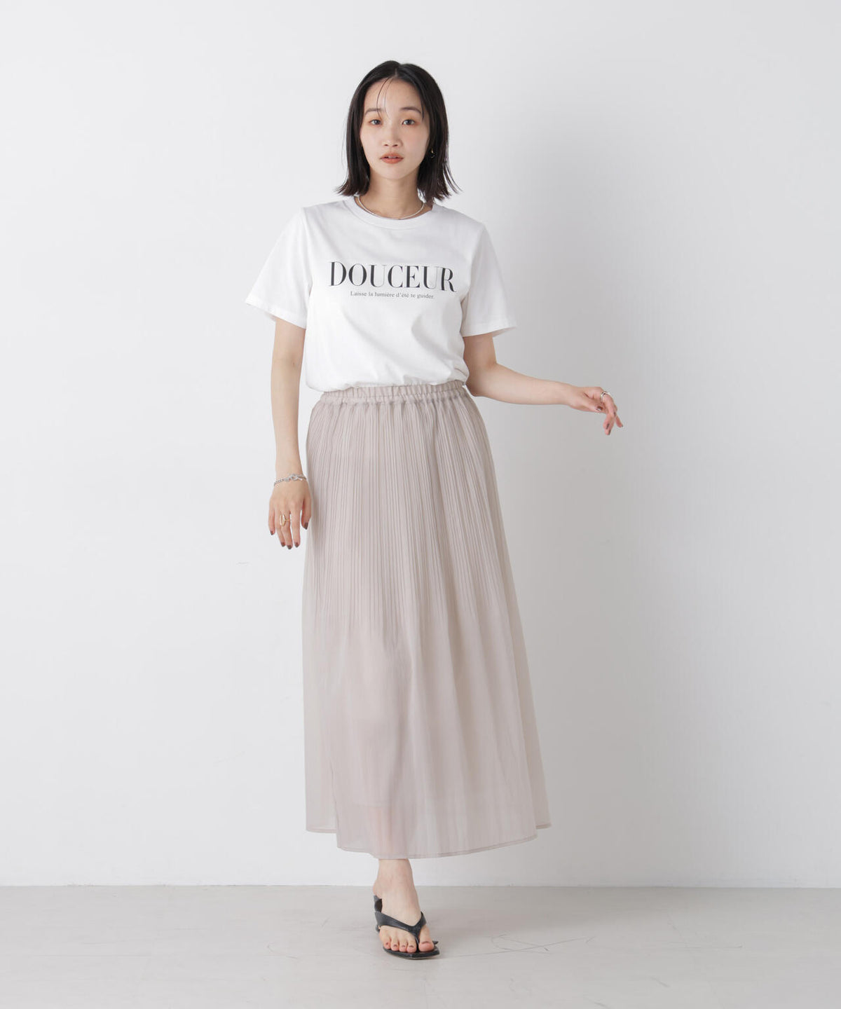 消しプリーツソフトシアースカート 6736230300