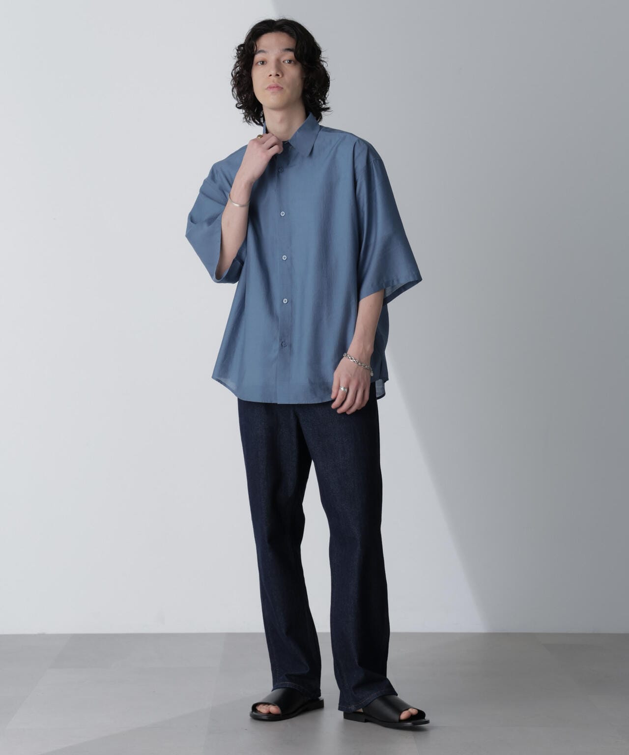 リラックスシアーシャツ 半袖 6724121231