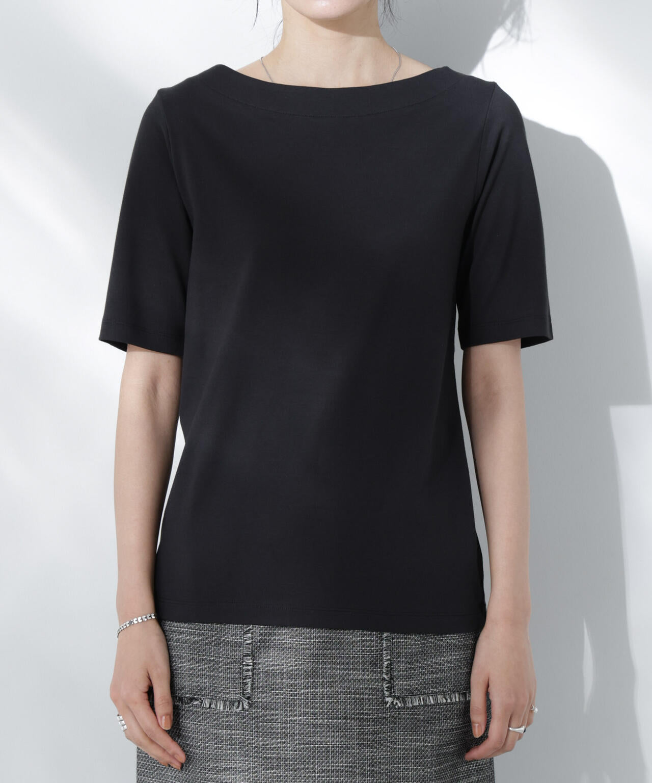 Anti Soaked(R) 汗染み防止ボートネックTシャツ 6695124303