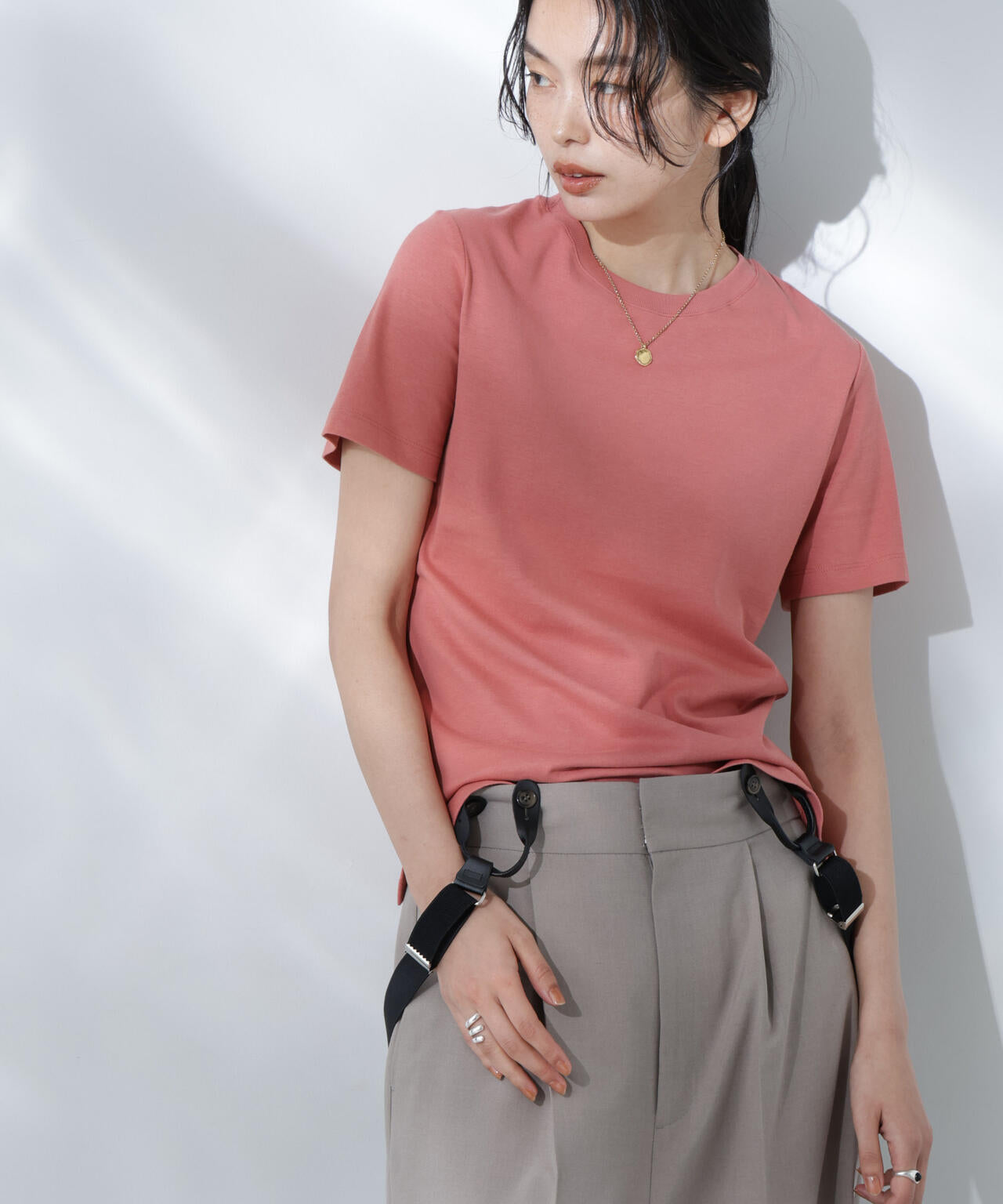 Anti Soaked(R) 汗染み防止カラフルクルーTシャツ 6695124306