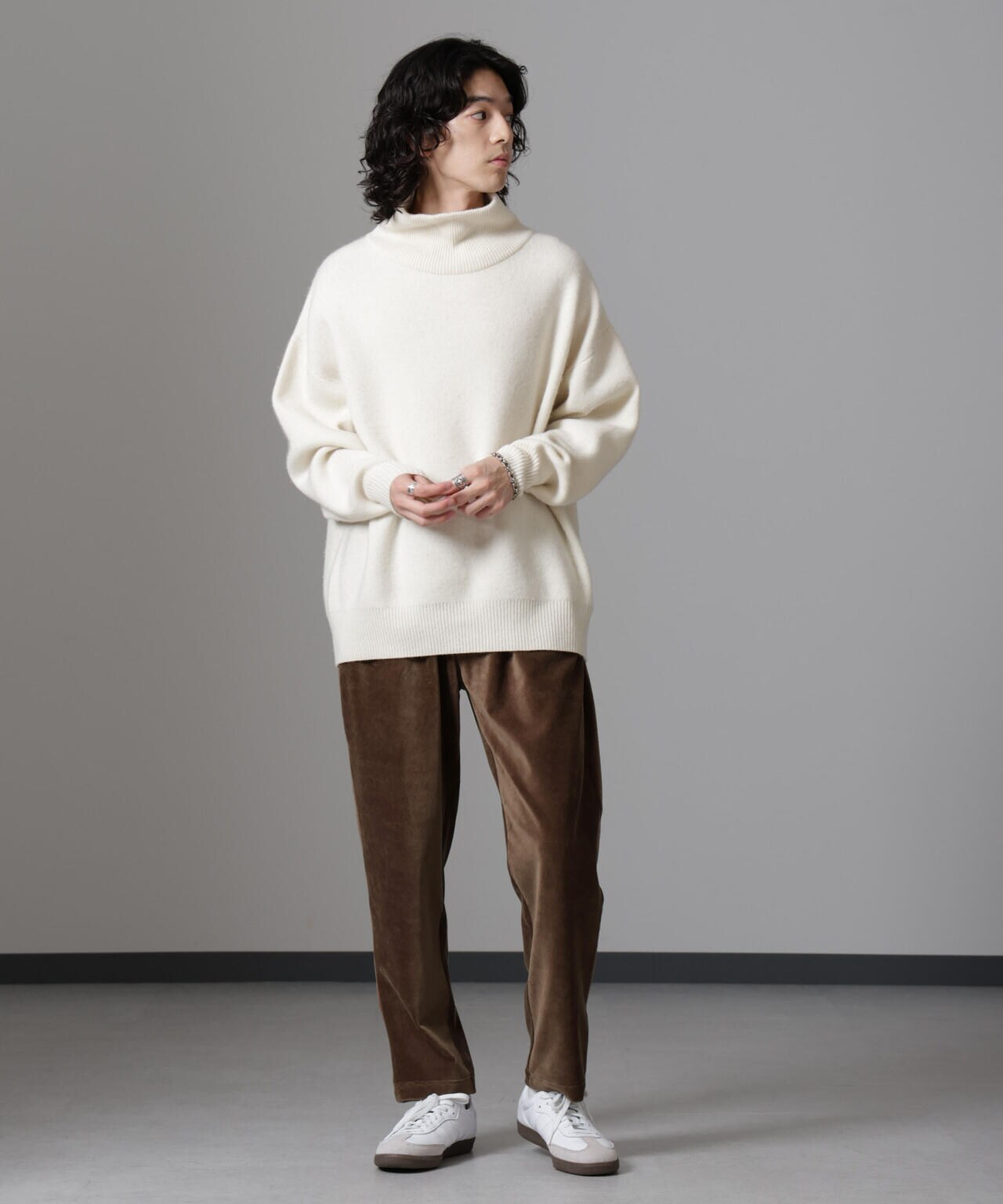 カットコーディロイロングパンツ 6684227230