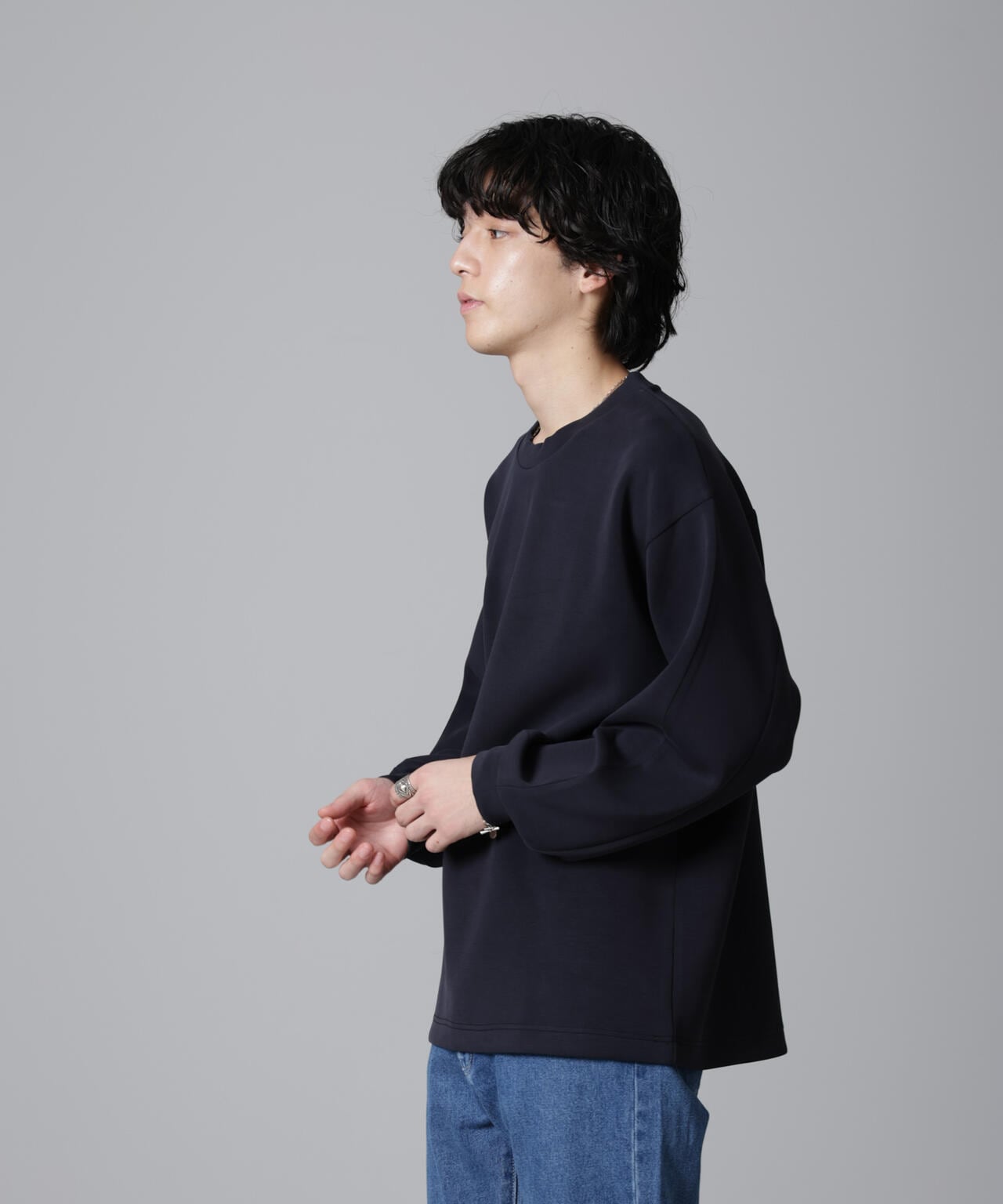パウダースノーダンボールクルーネックプルオーバー 6684223237