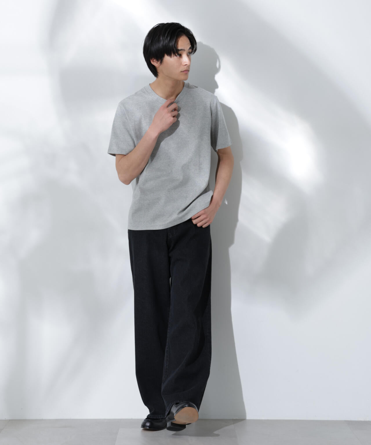 Anti Soaked(R) 汗染み防止 クルーネック レギュラーシルエットTシャツ 6685124202
