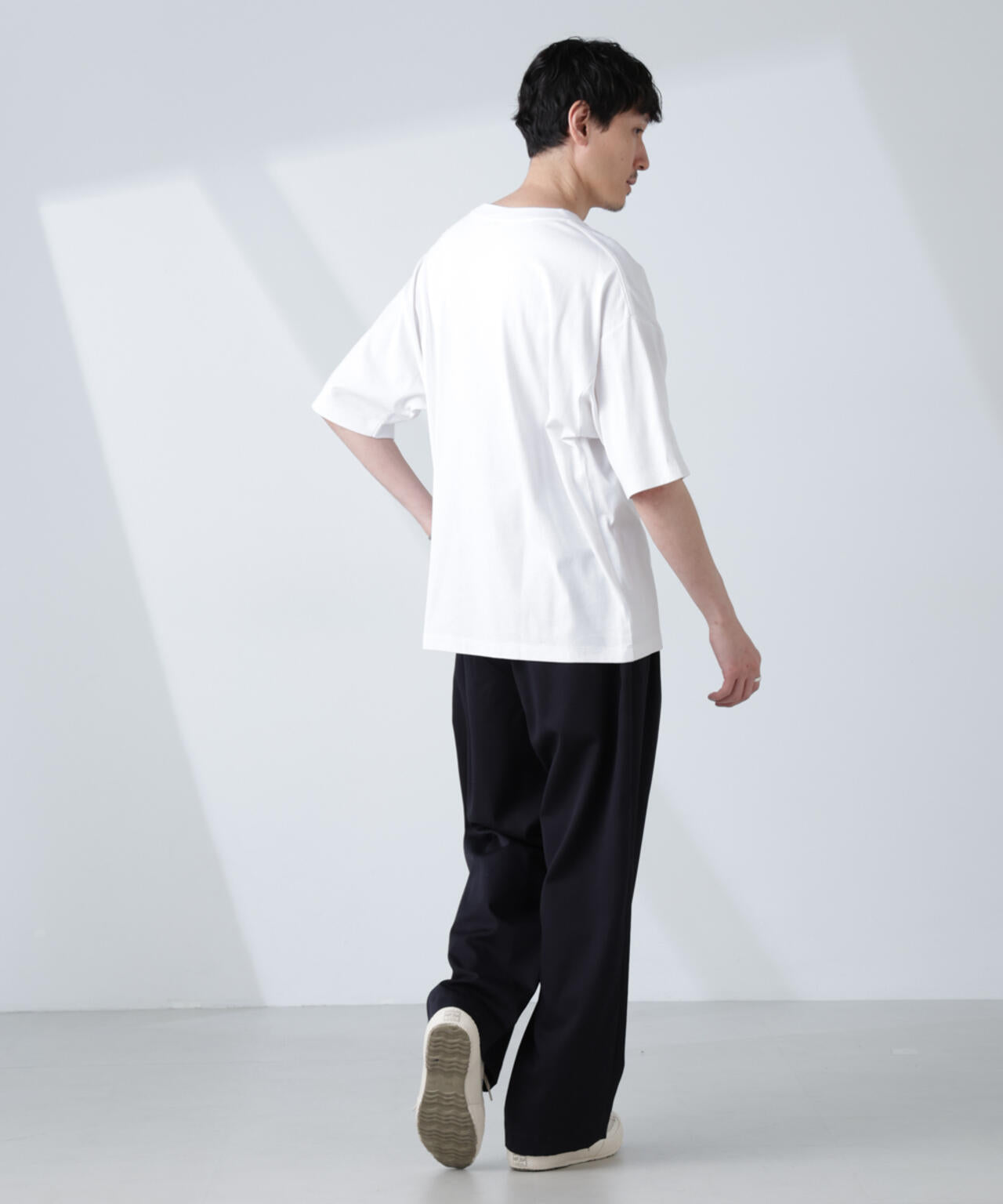 WEB限定/Anti Soaked(R) 汗染み防止 クルーネック ビッグシルエットTシャツ 6685124233