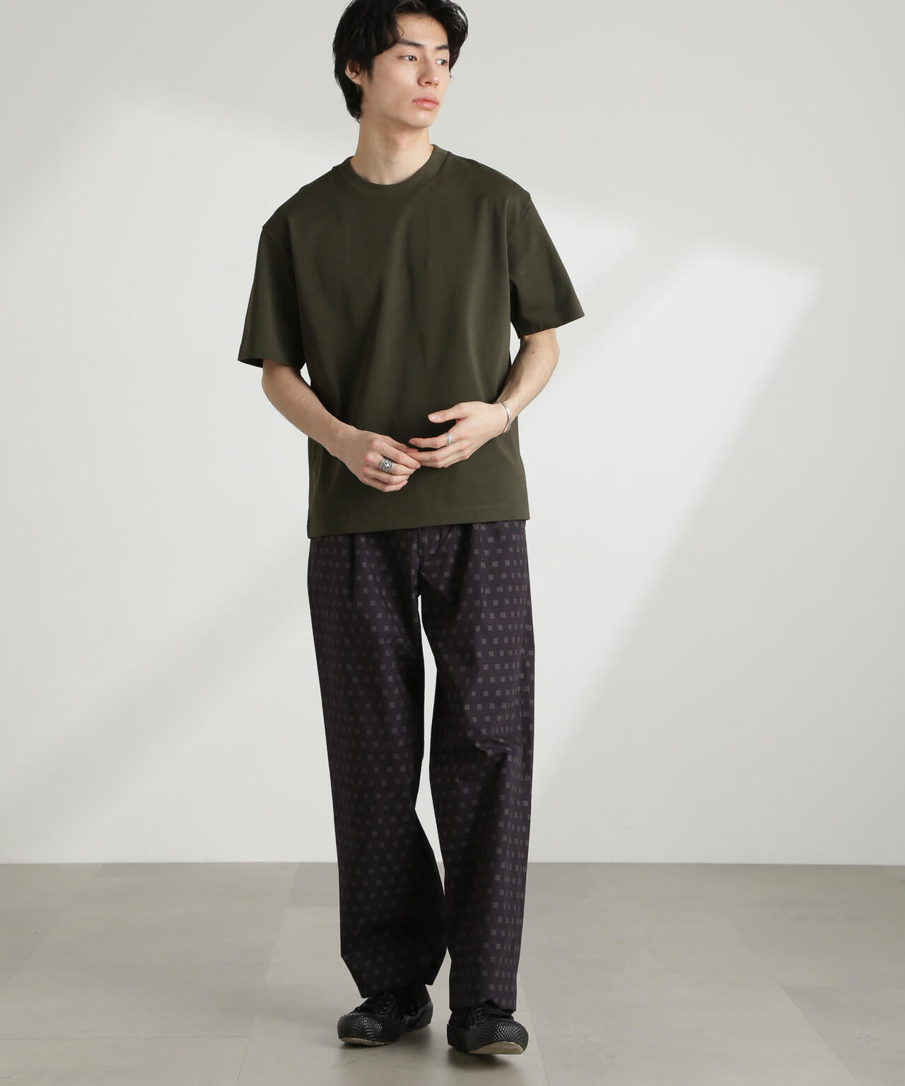 ダブルスムースクルーネックBIGTシャツ 半袖 6725124213