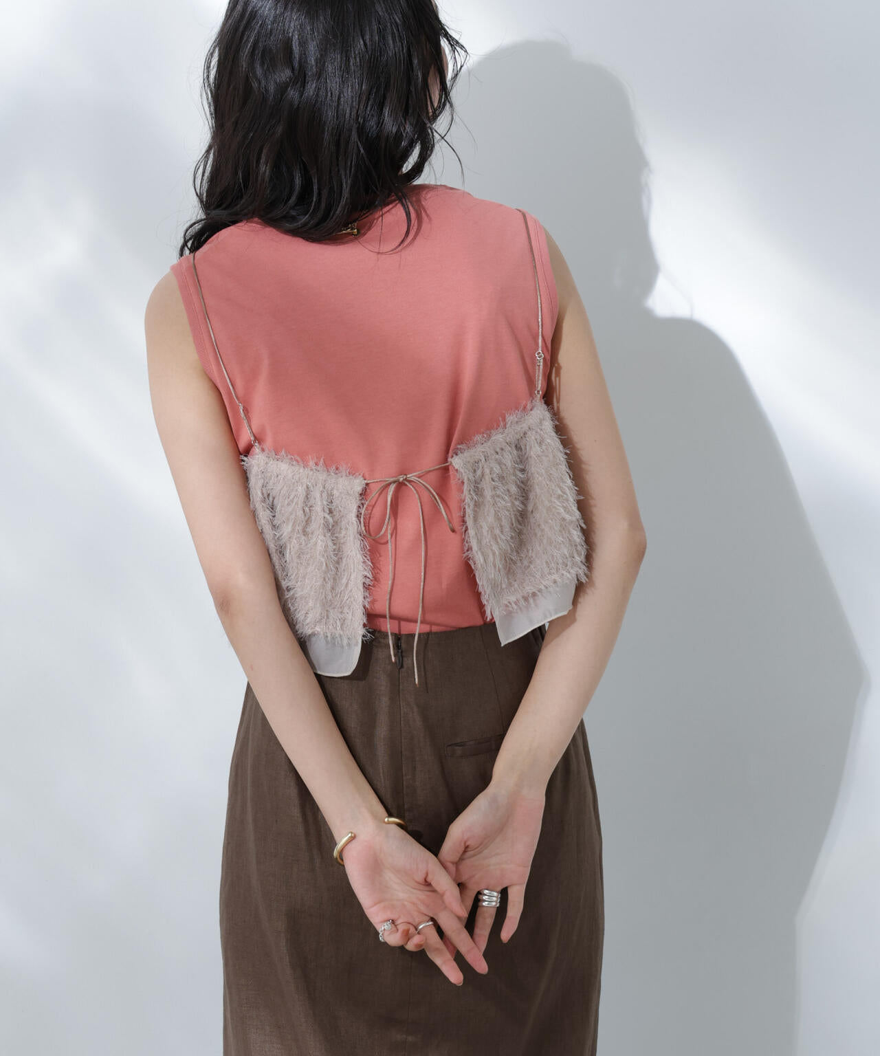 Anti Soaked(R) 汗染み防止カラフルノースリTシャツ 6695124307