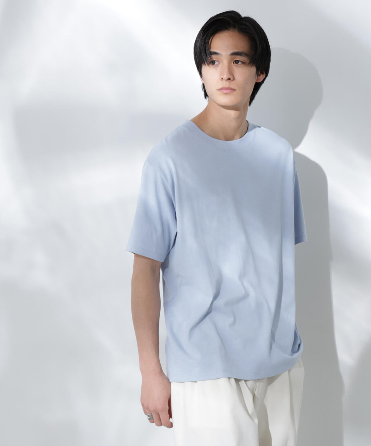 Anti Soaked(R)汗染み防止 De Light ミドルシルエットTシャツ 6685124211