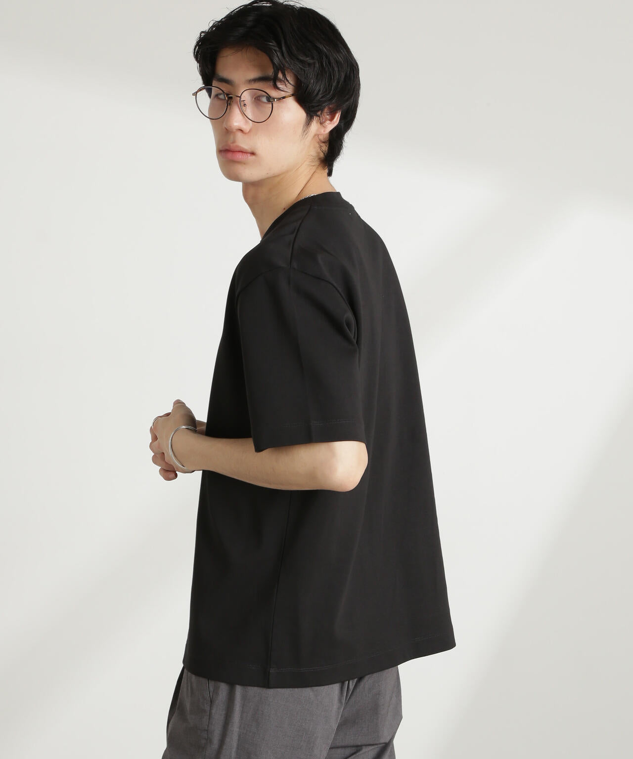 ダブルスムースクルーネックBIGTシャツ 半袖 6725124213