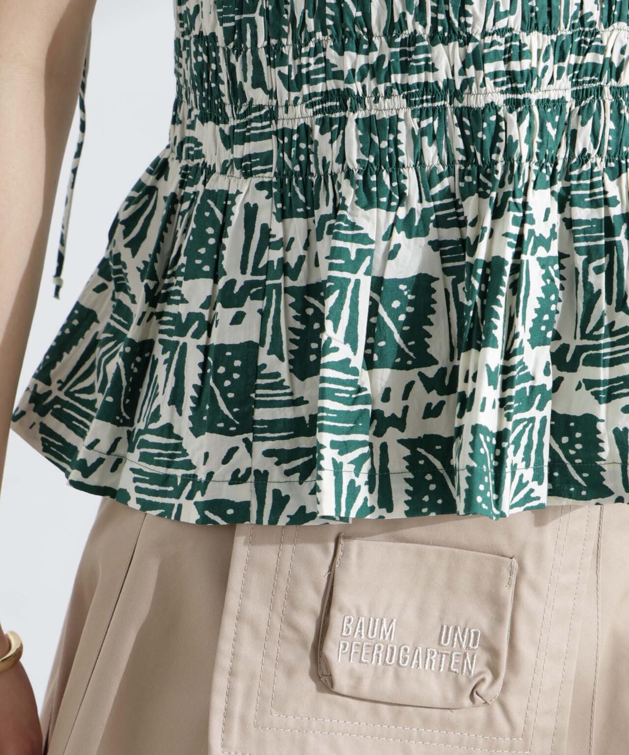 Sara mallika/COTTON POPLIN PRINT CAMI TOP 6715121010