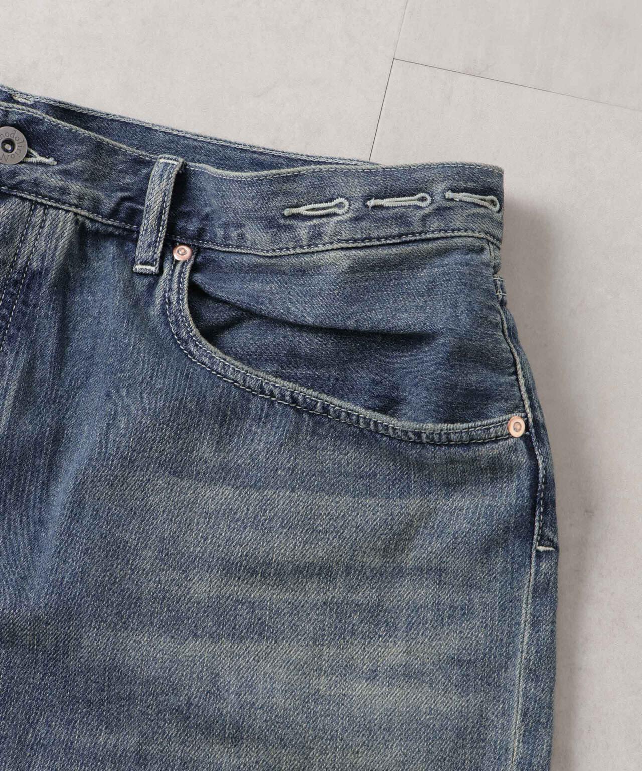 RhodolirioN/5Pockets Huge Shorts - Denim 6715128002