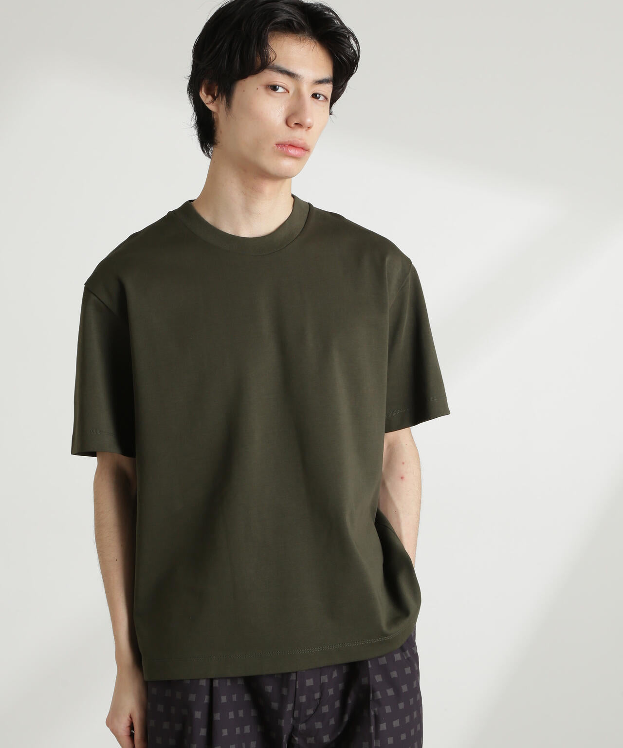 ダブルスムースクルーネックBIGTシャツ 半袖 6725124213