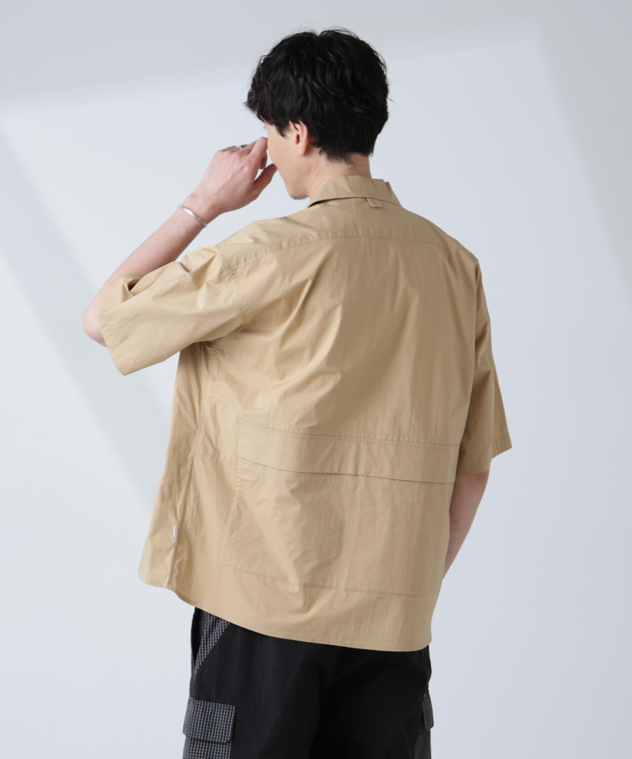 「NJ/CLUB」 ユーティリティマルチポケットシャツ 半袖 6685121207