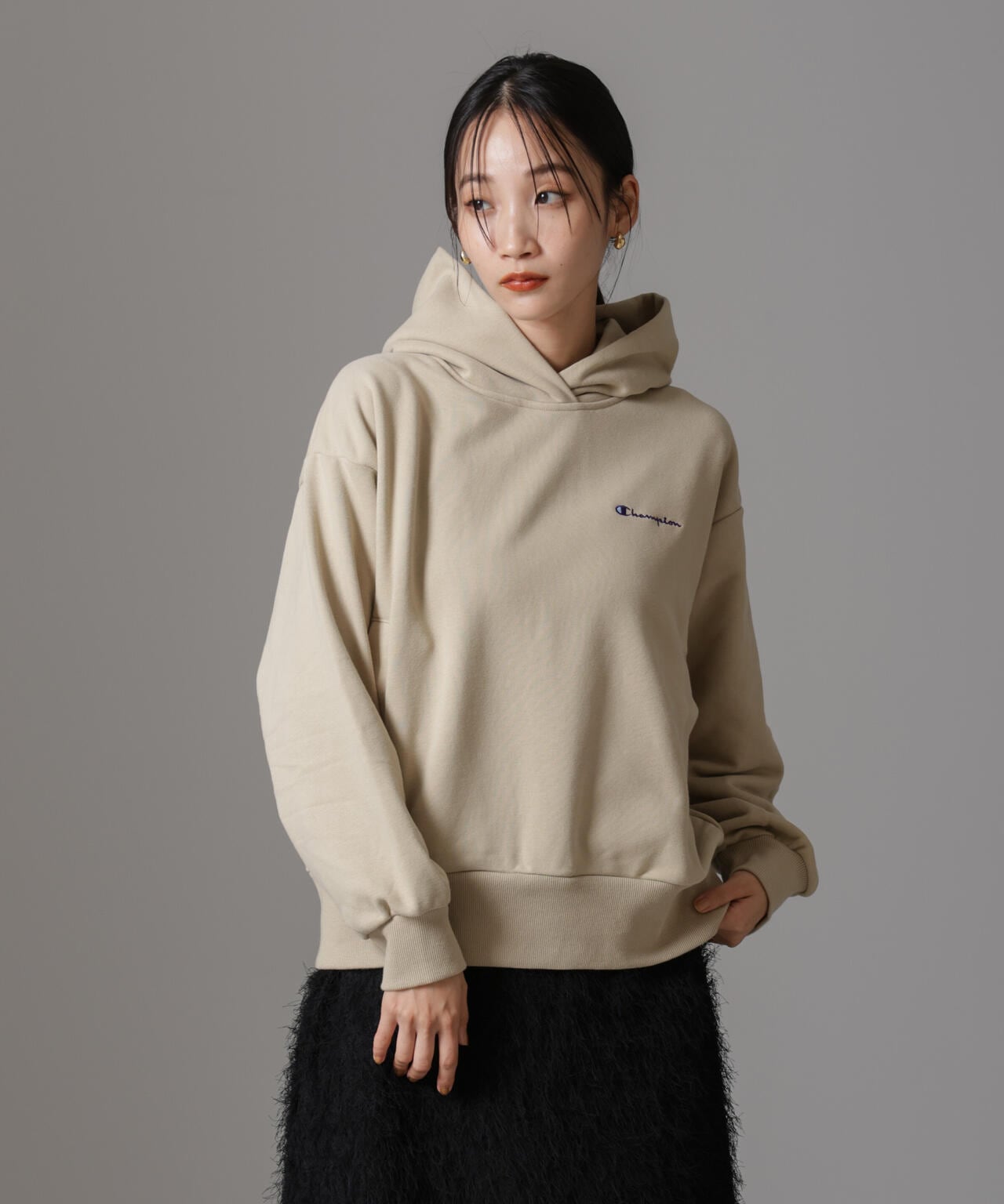 Champion/HOODED SWEATSHIRT 6714223032
