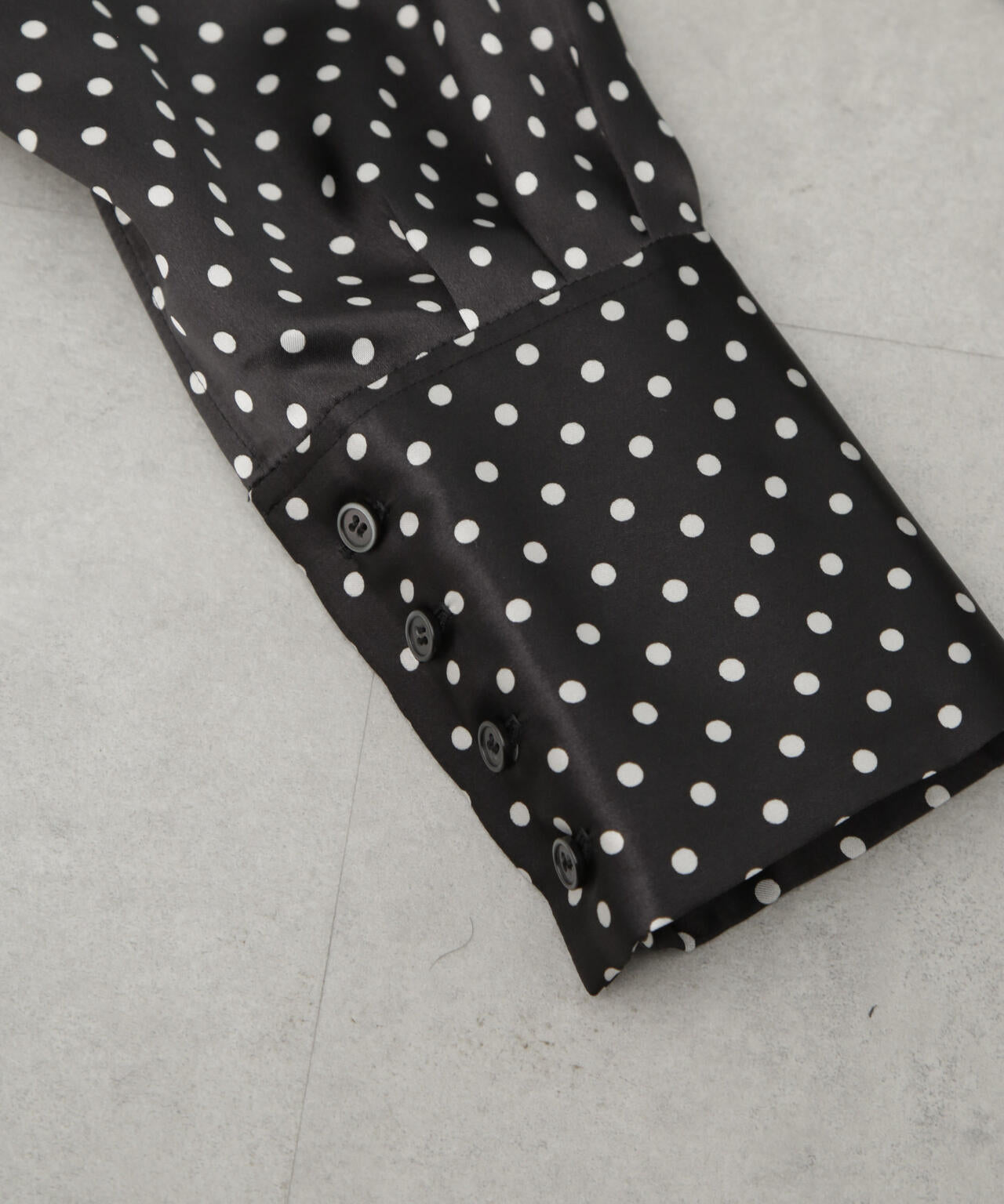 RhodolirioN/Bow Blouse - Polka Dots Sateen 6715120030