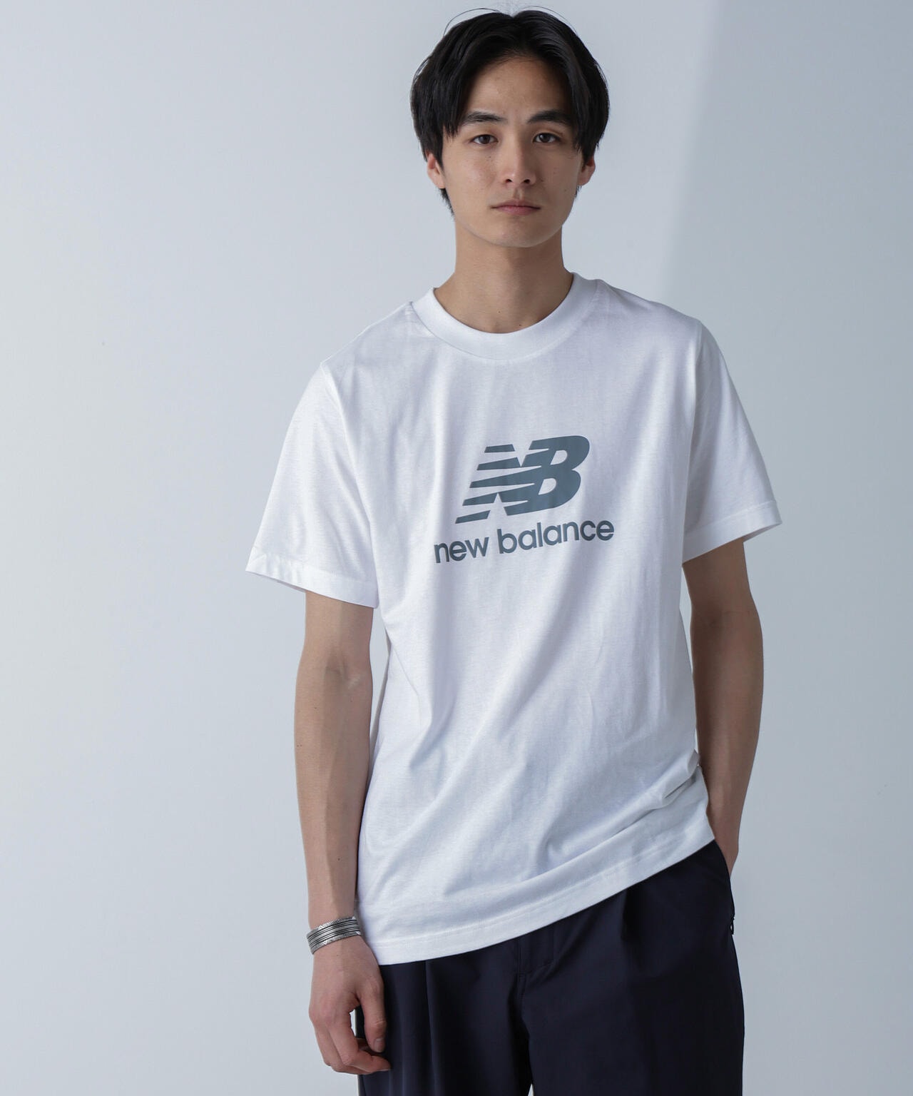 new balance/Stacked Logo ショートスリーブTシャツ 6704124043