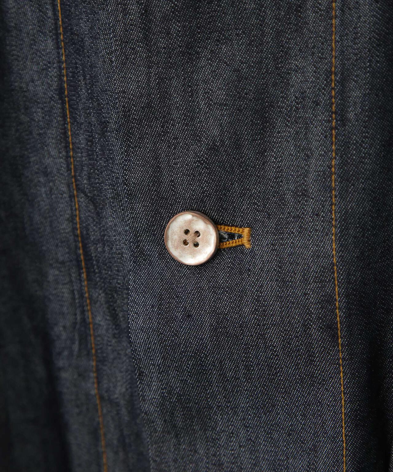 benine 9/6oz Silk Denim Work Jacket 6705112038