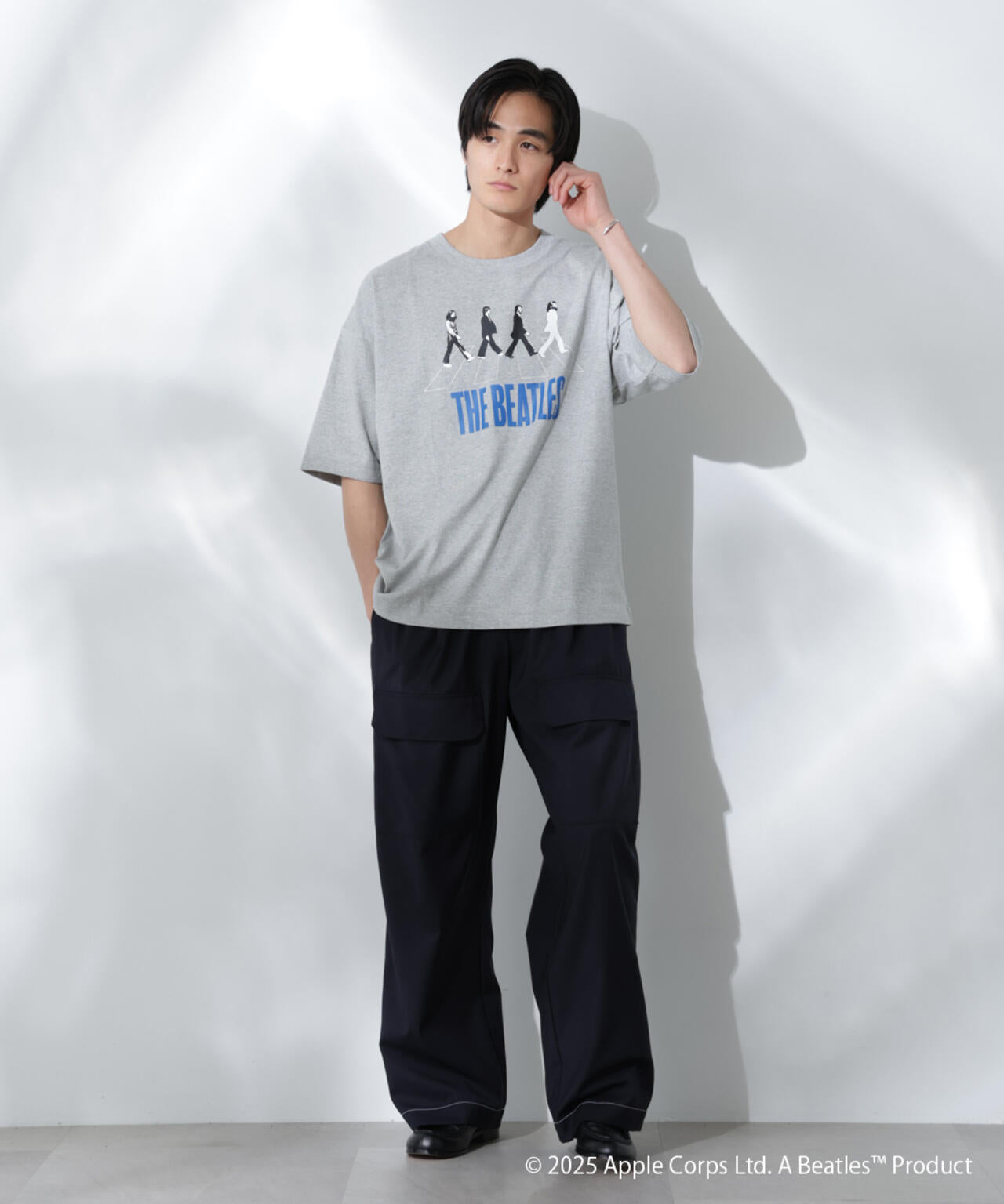 Anti Soaked(R)×BEATLES ABBEY ROAD汗染み防止Tシャツ 6685124217