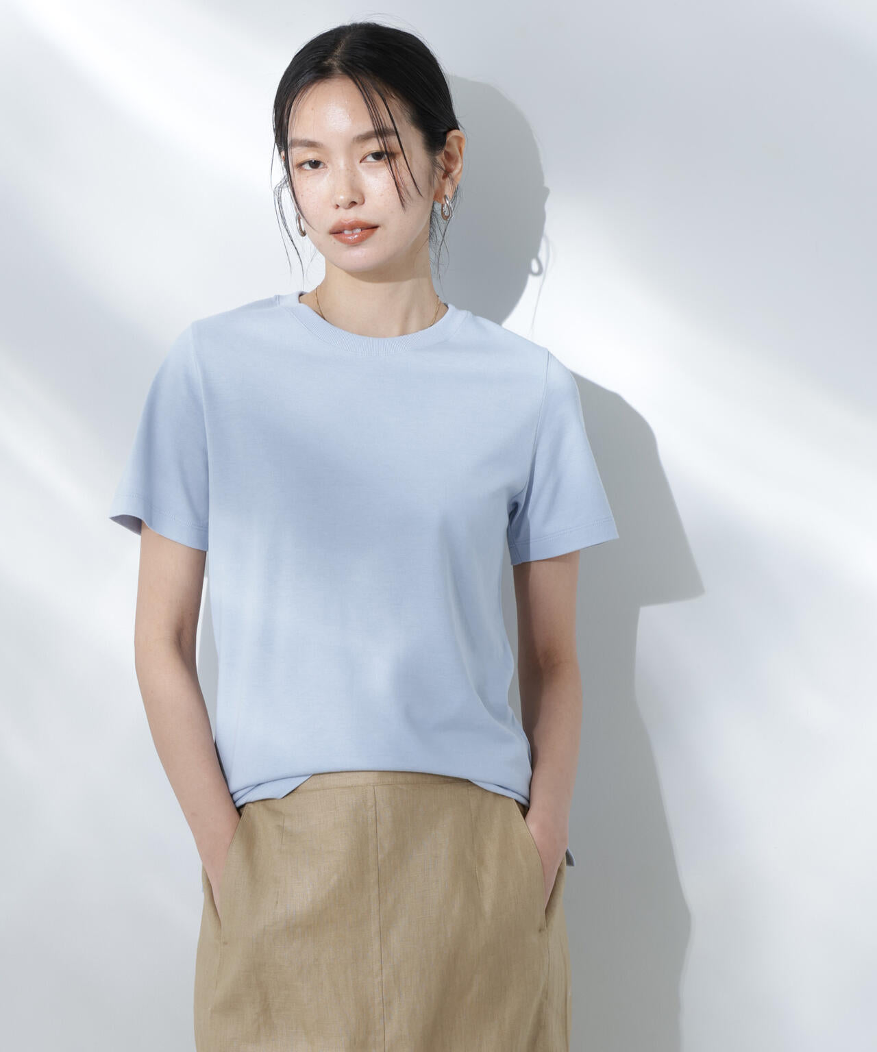 Anti Soaked(R) 汗染み防止カラフルクルーTシャツ 6695124306