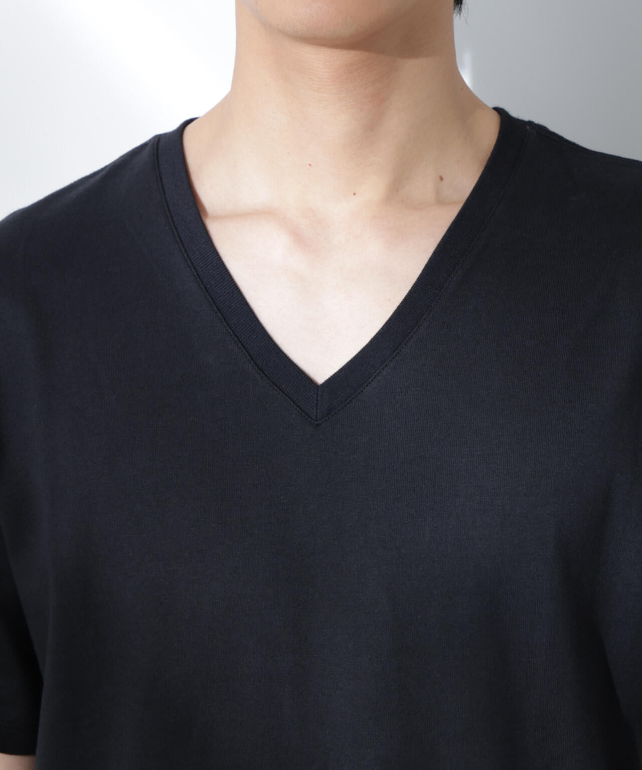 WEB限定/Anti Soaked(R) 汗染み防止 Vネック レギュラーシルエットTシャツ 6685124206