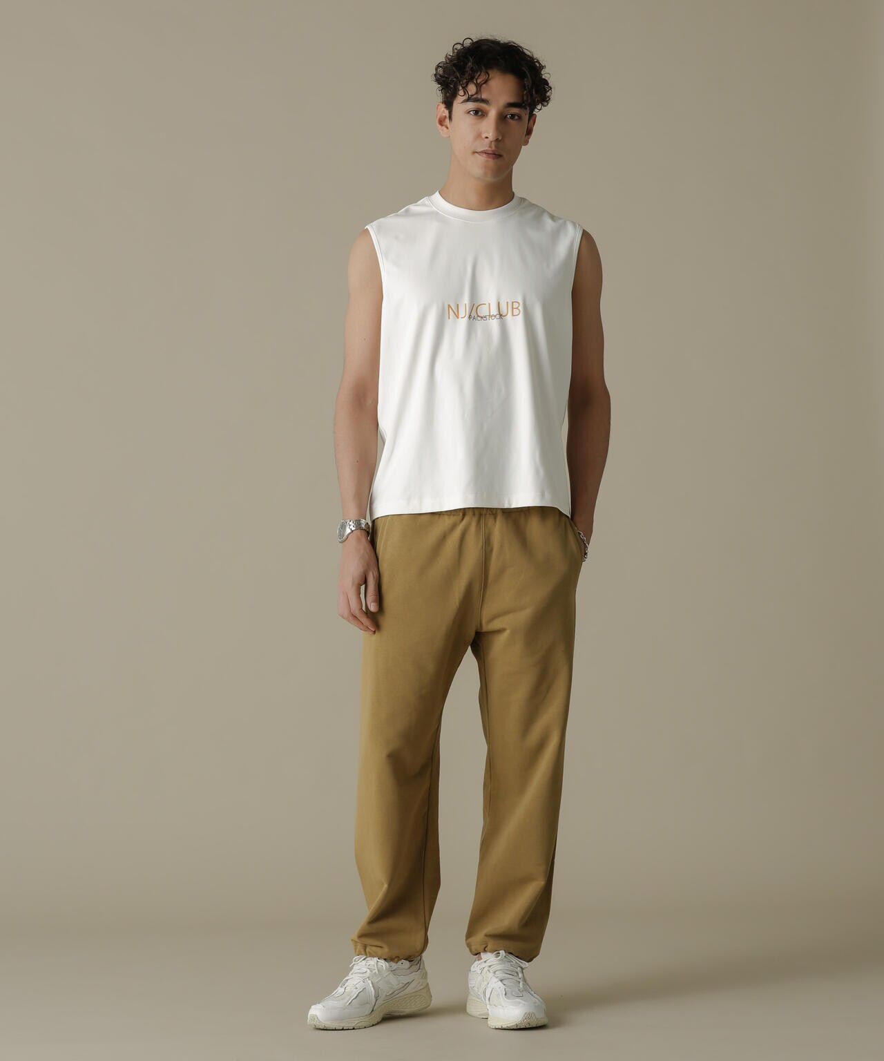 「NJ/CLUB」HOMESTOCK SORONA裏毛2WAYスウェットパンツ(セットアップ可) 6684127208