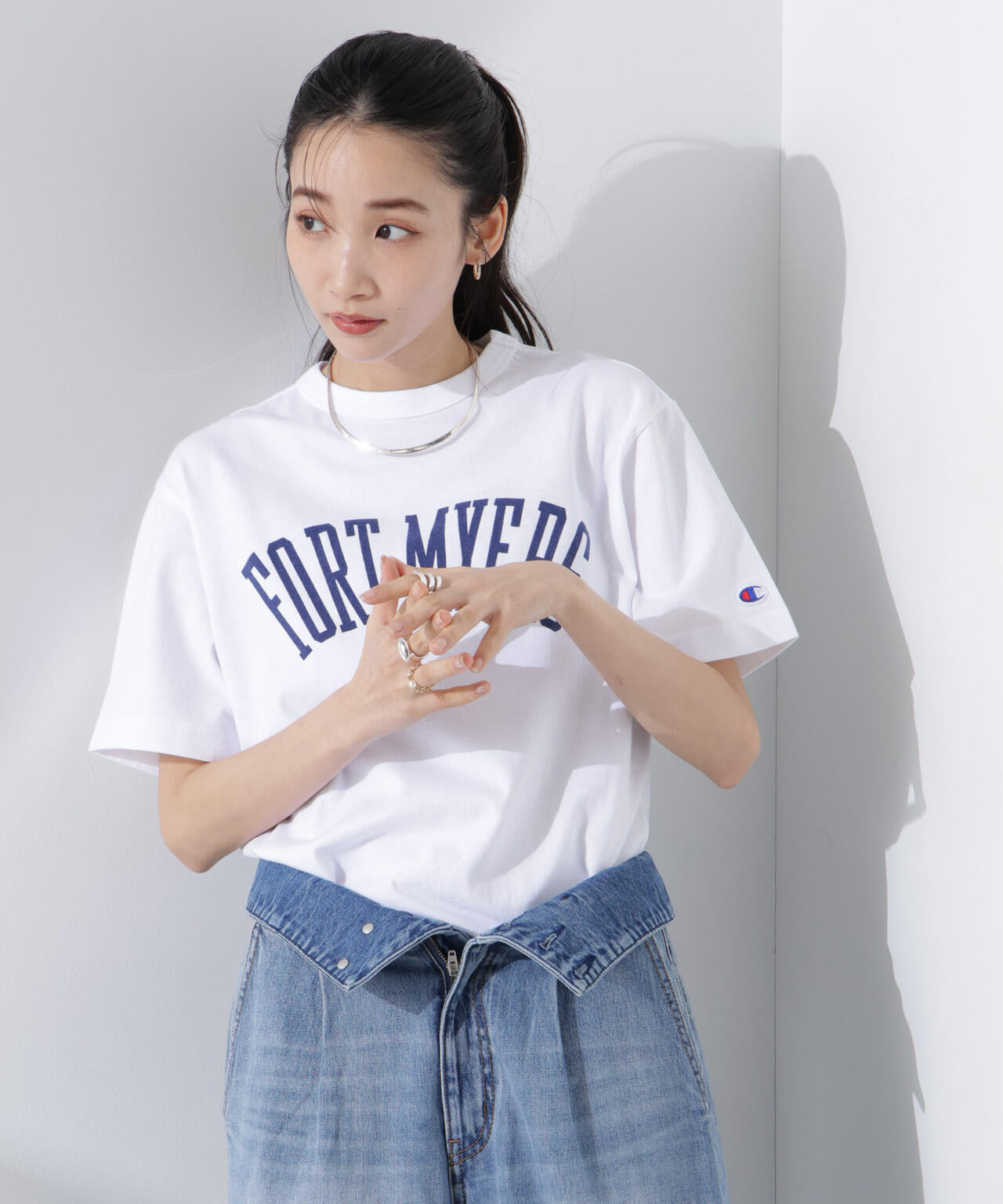 Champion/SHORT SLEEVE T-SHIRT 6715124005