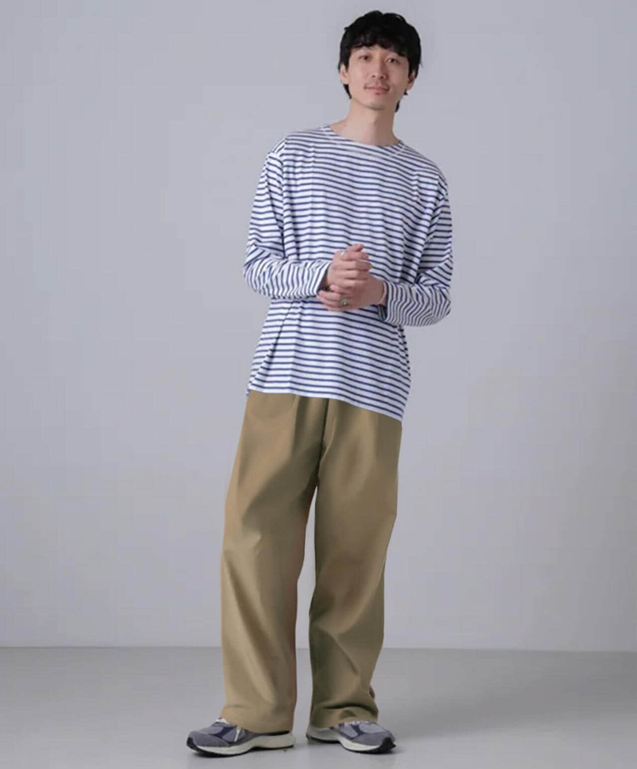 「NJ/CLUB」HOMESTOCKボーダーボートネックTシャツ 6684223201