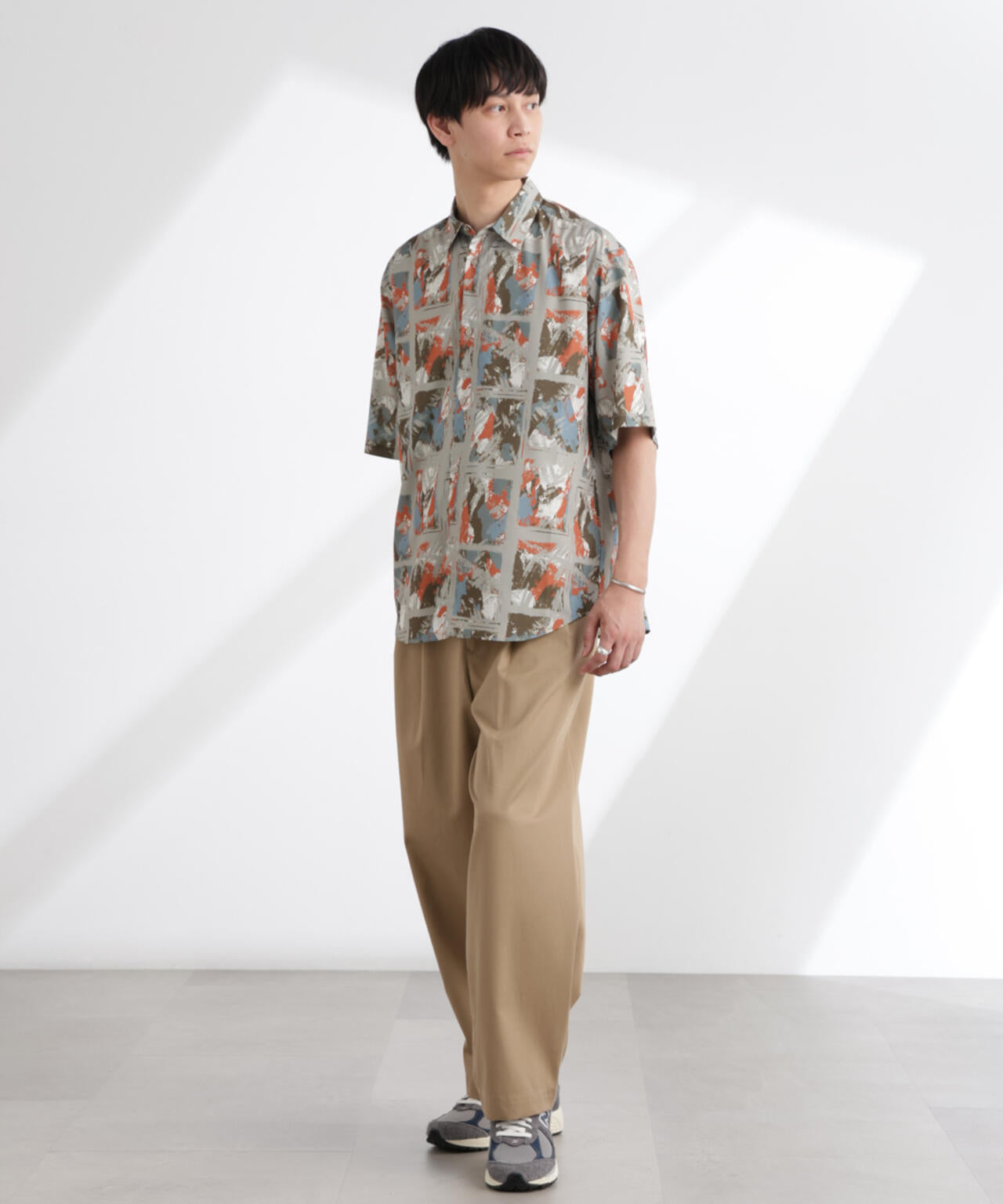 アート柄シャツ 半袖 6725121222